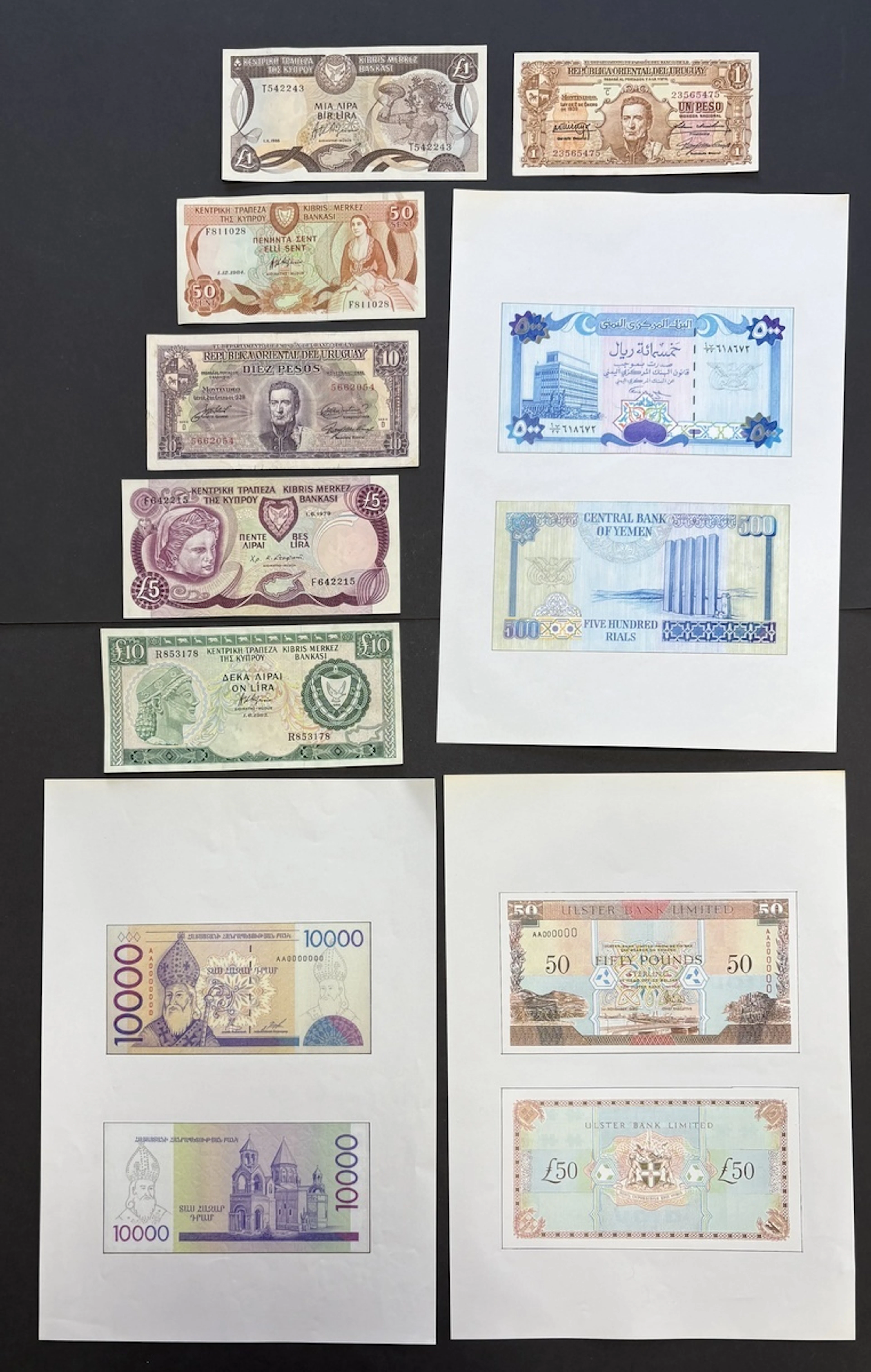 World Banknotes Group, also including Australia