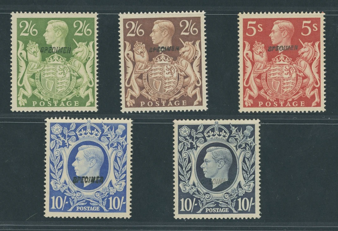Great Britain King George VI 1939-48 High Values