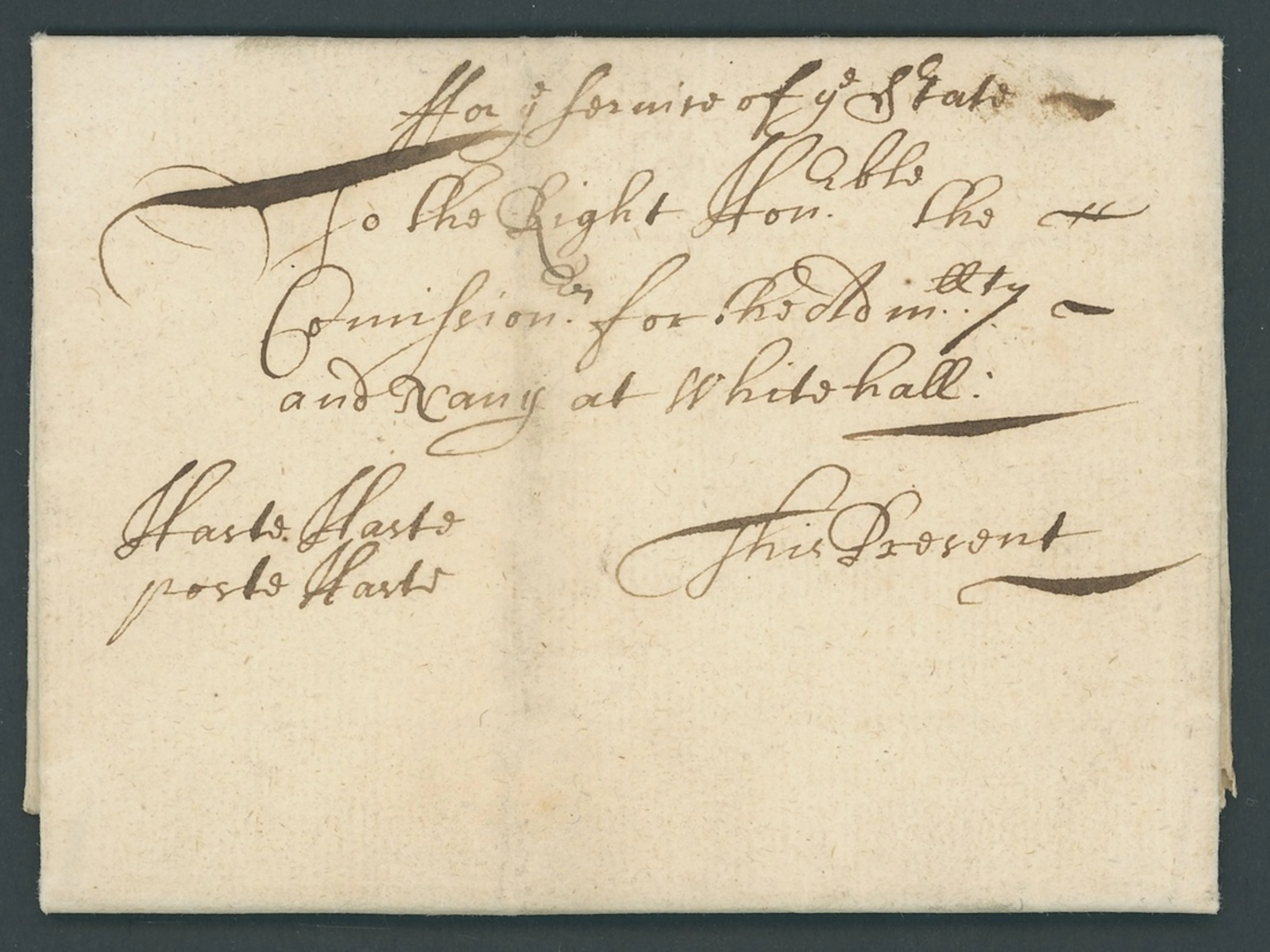 Great Britain Postal History Express Mail 'New Post' - Haste Haste