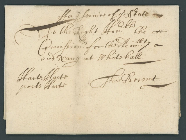 Great Britain Postal History Express Mail 'New Post' - Haste Haste