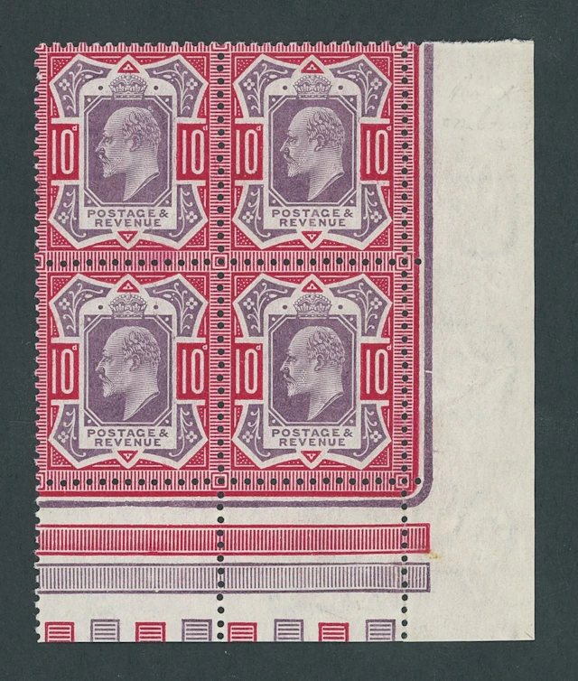 Great Britain King Edward VII 1902-10 De La Rue 10d. slate-purple