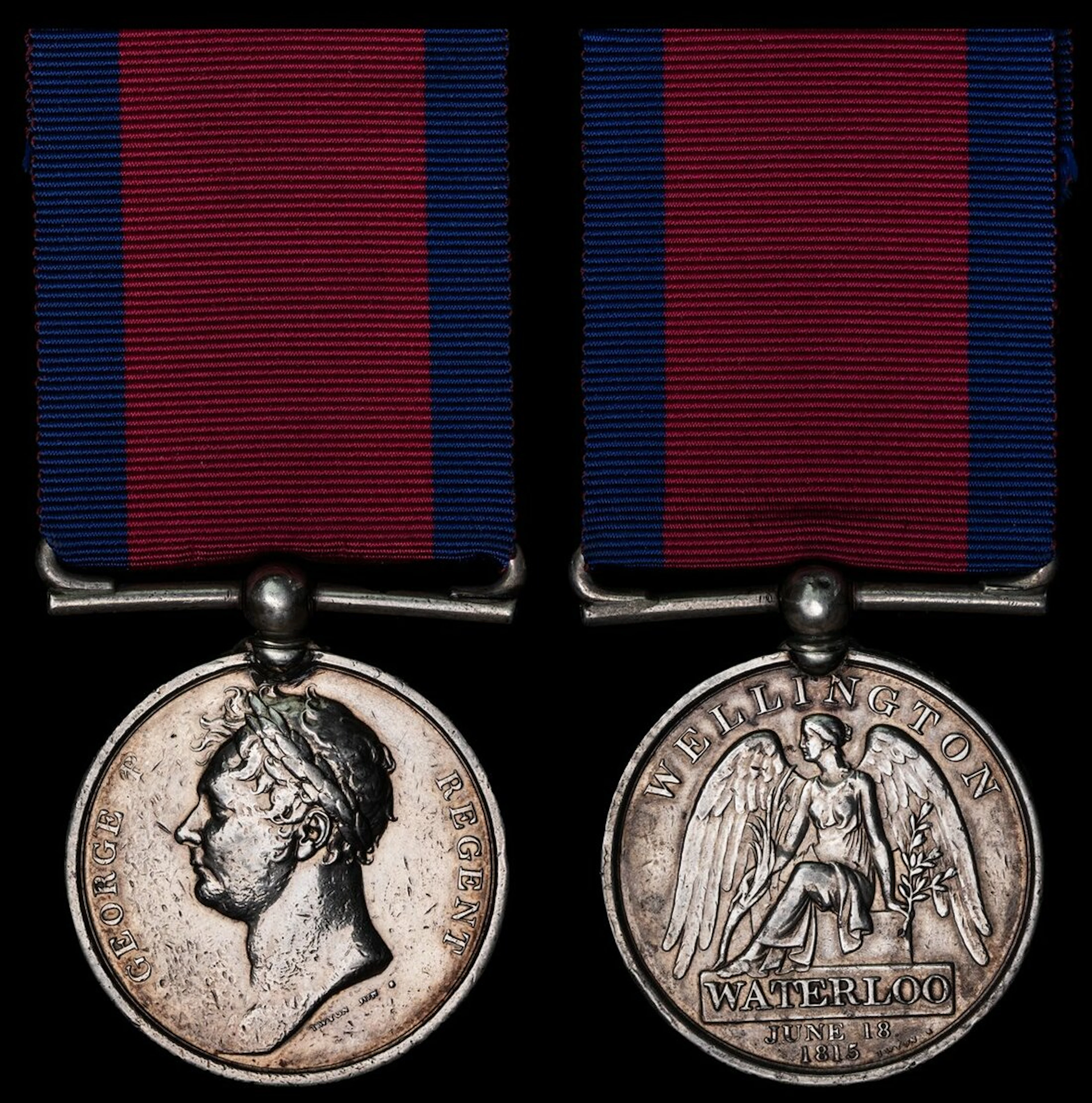 The Waterloo Medal award to Lieutenant-Colonel W. Ross, 14th Regiment