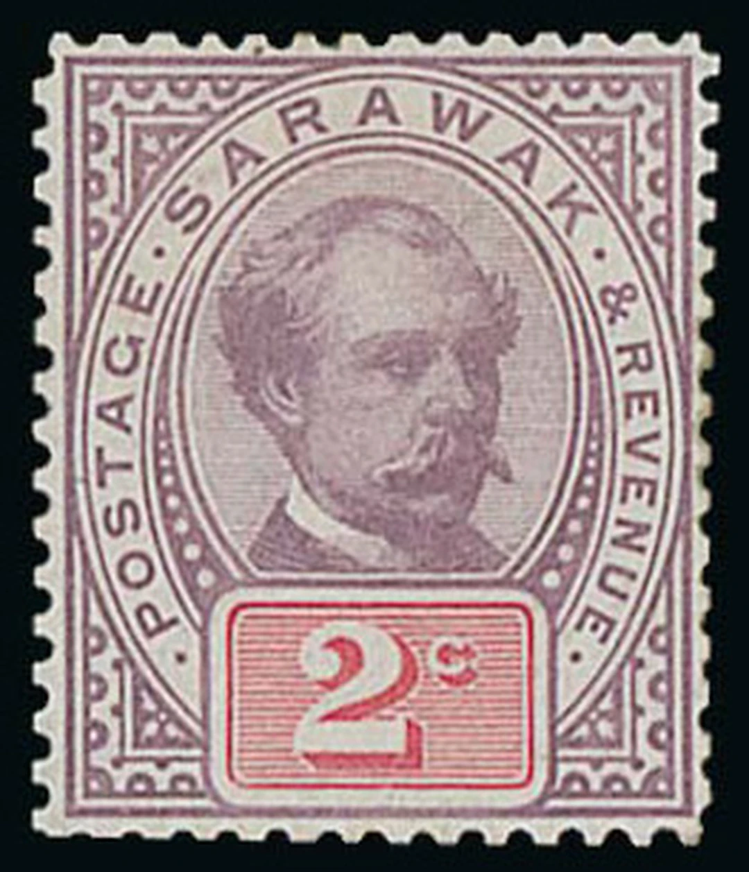 Sarawak 1888-97 "postage & revenue" Issue Perforated Colour Trials