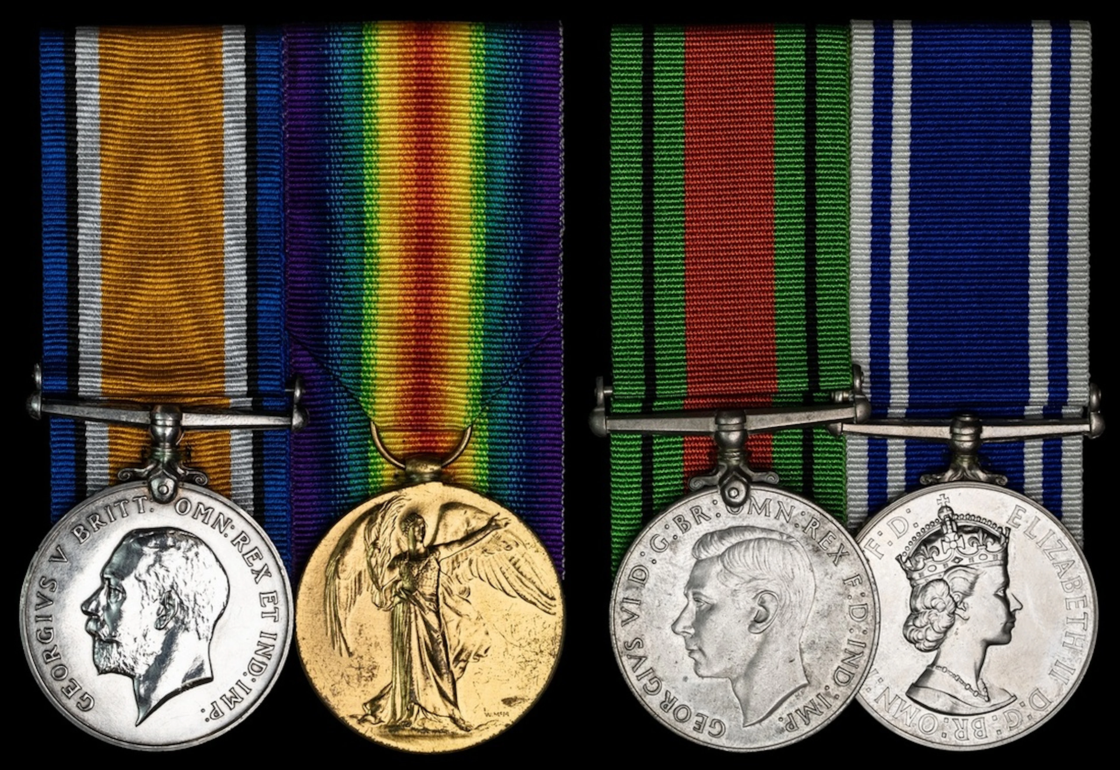 Family group: Pair: Private Class II T. B. Openshaw, Royal Air Force