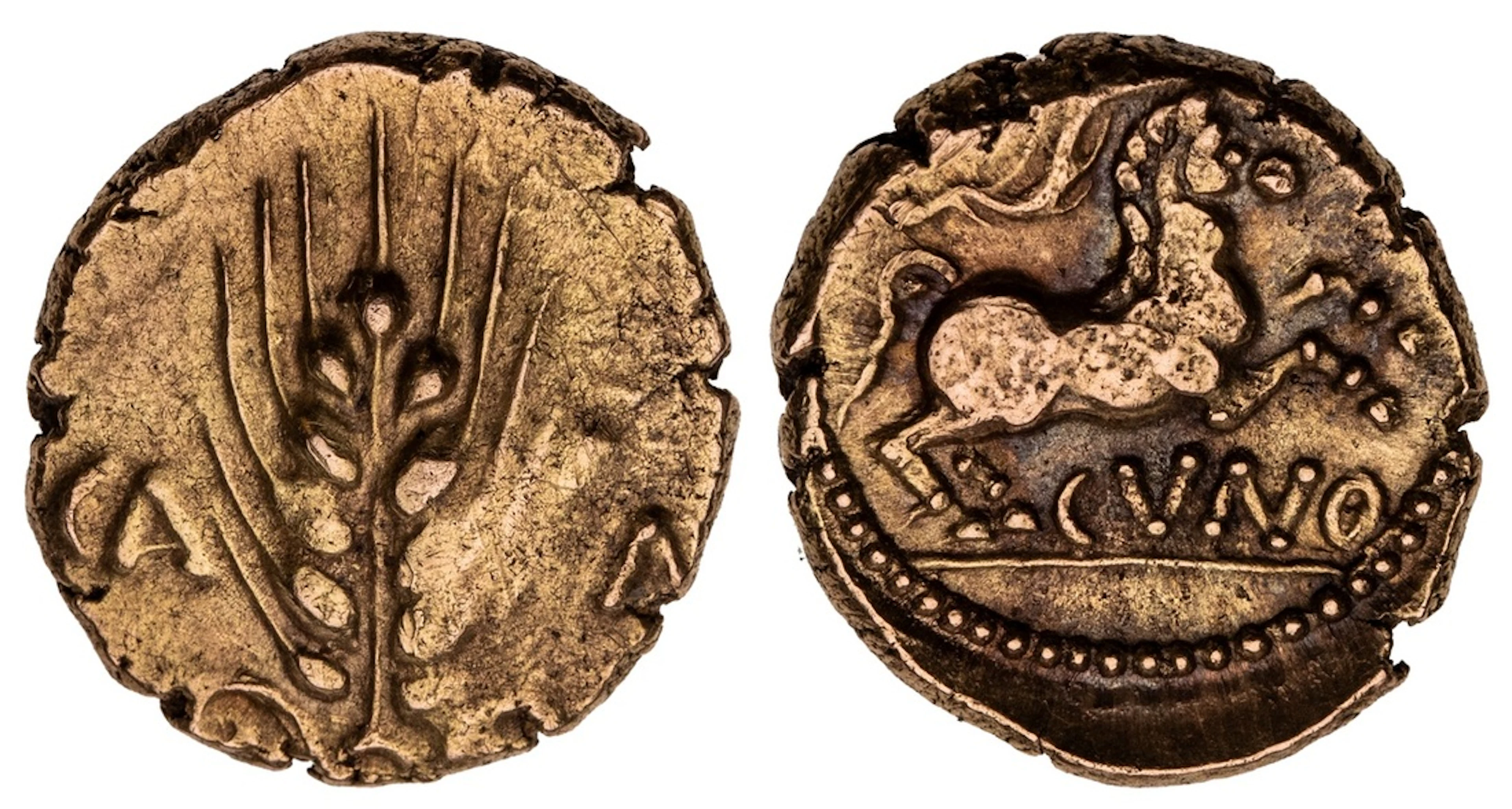 Catuvellauni & Trinovantes, Cunobelin (AD 8-41), AV Stater, 'Stalk'