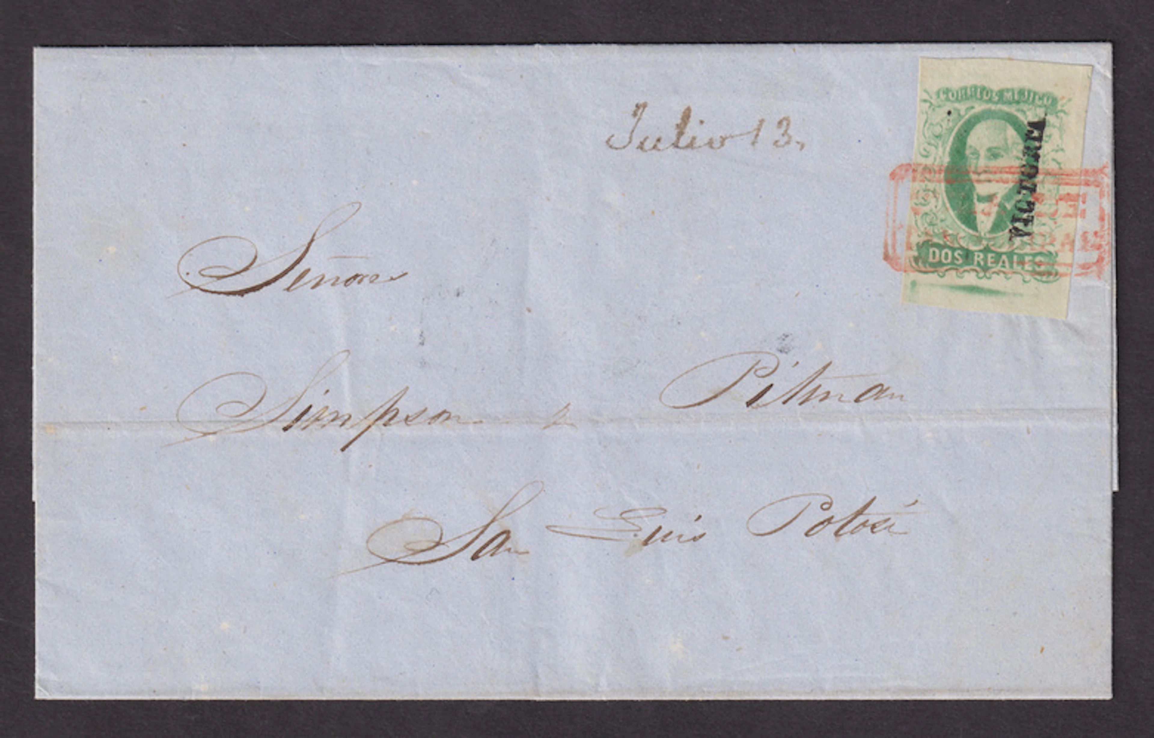 Mexico, 1856 "Hidalgos" Issue