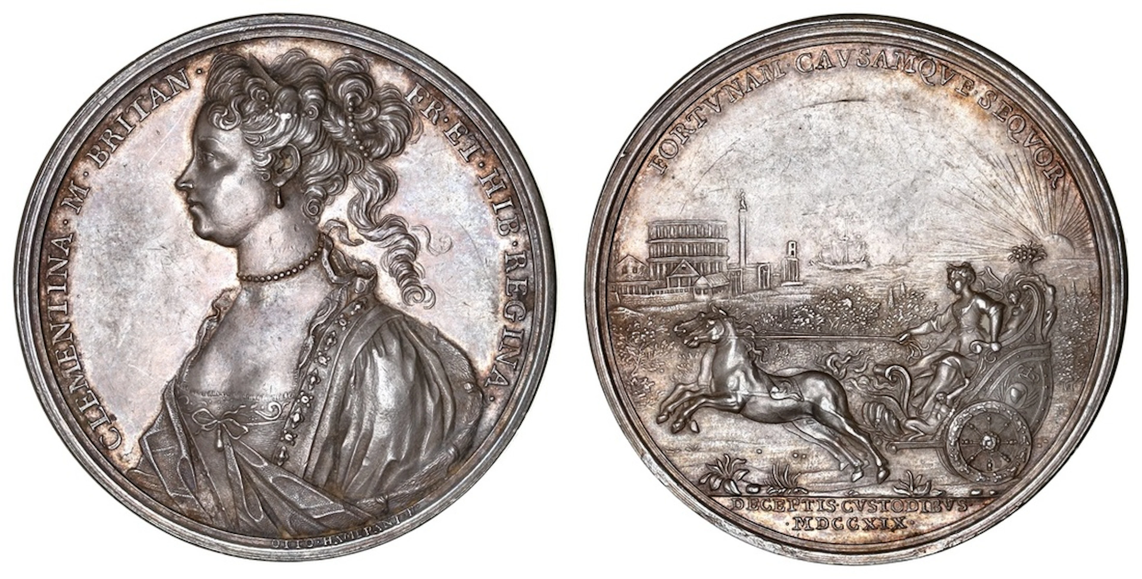 NGC AU58 | Escape of Princess Clementina from Innsbruck, AR Medal