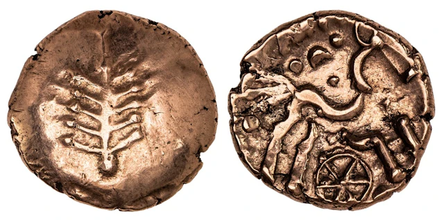 Dobunni, Catti (AD 1-20), AV Stater, 'Tree' Type, tree to centre