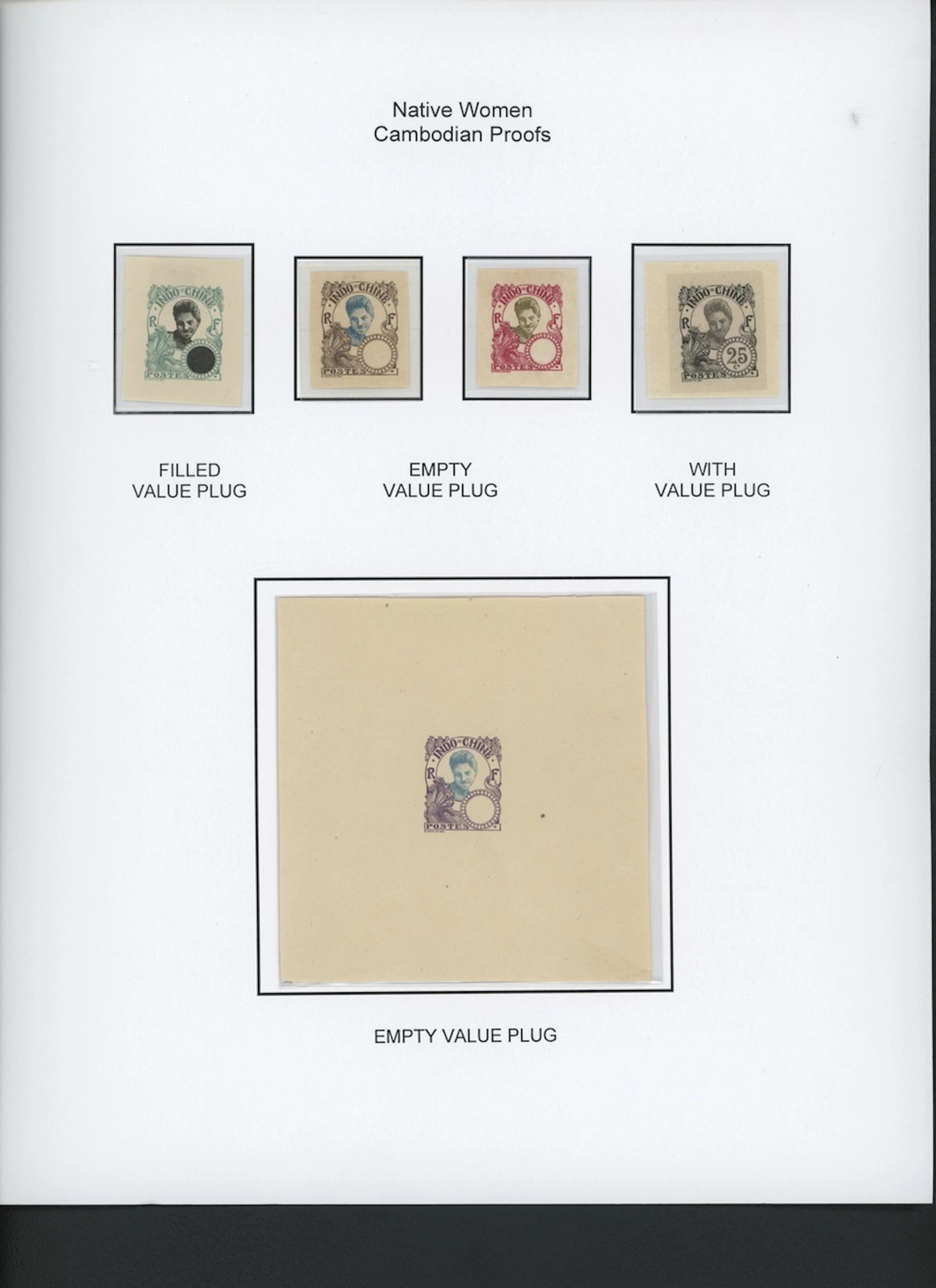 Indo-China French Indo-Chinese Post Office 1907 Native Women issue