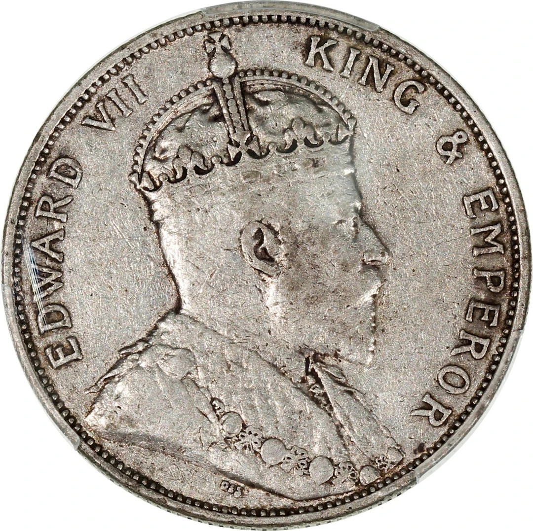 Hong Kong, [PCGS VF35] silver 50 cents, 1902