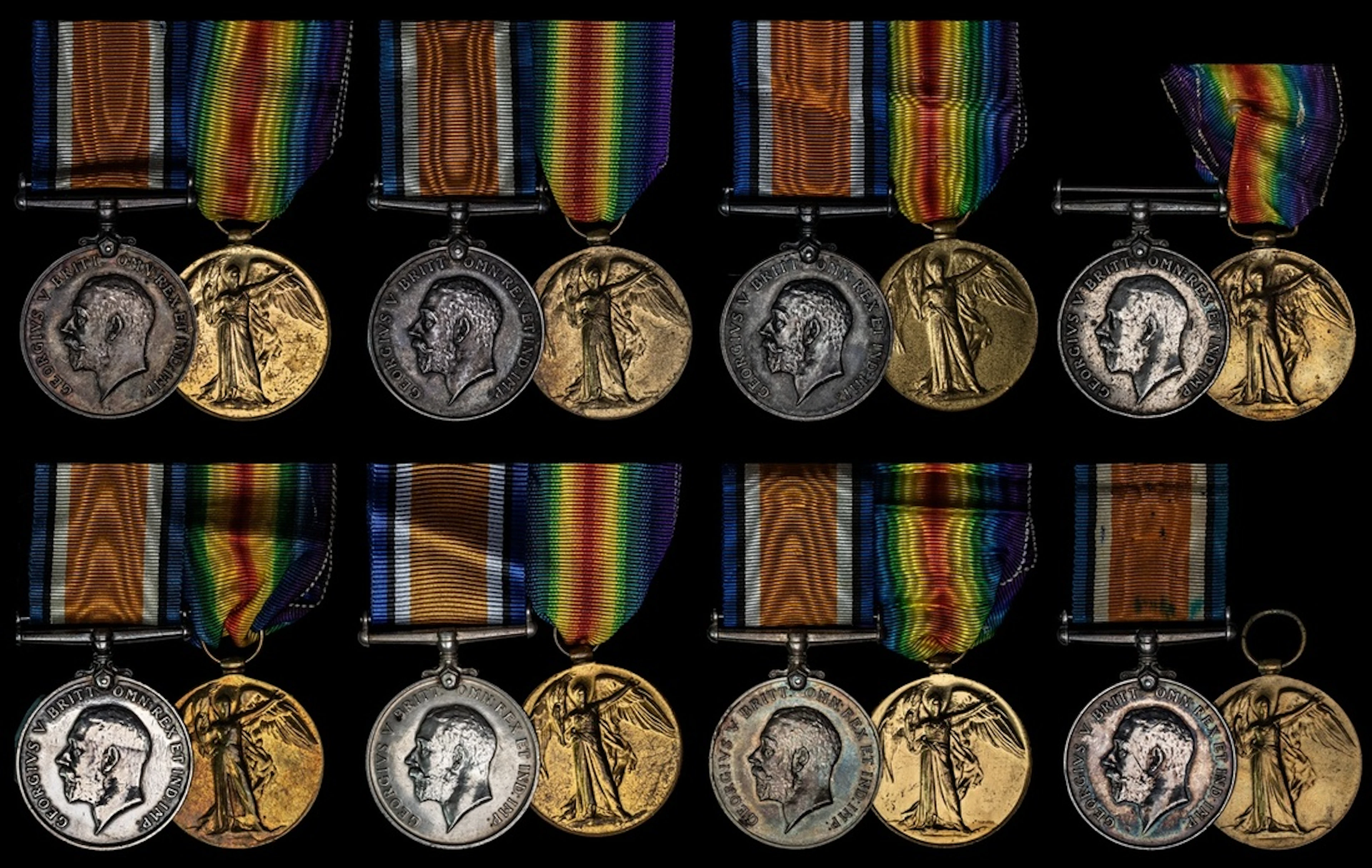 Pair: Gunner W. Carswell, Royal Artillery British War and Victory