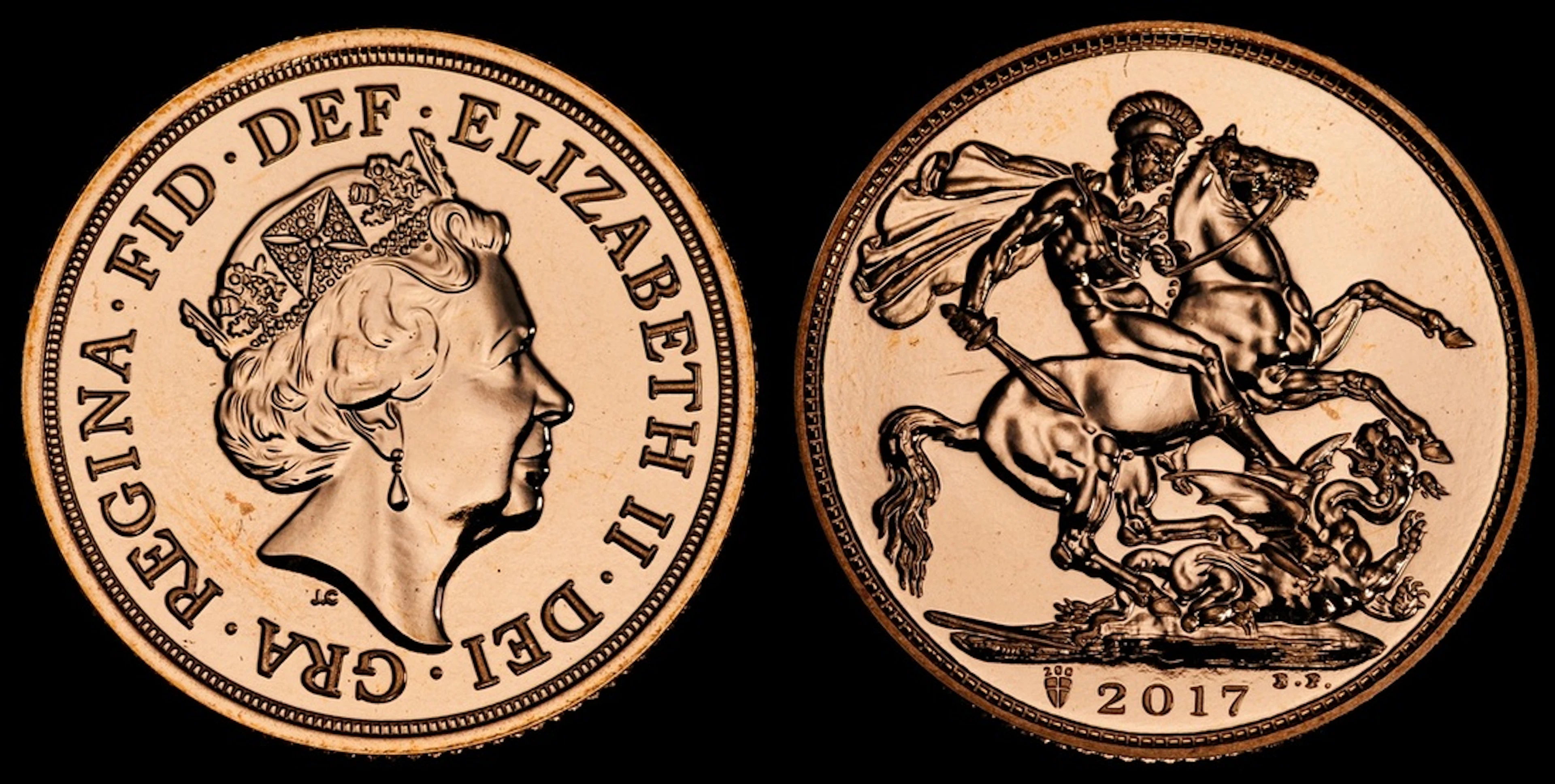 PCGS MS67 | Elizabeth II (1952-2022), Sovereign, 2017, by Jody Clark