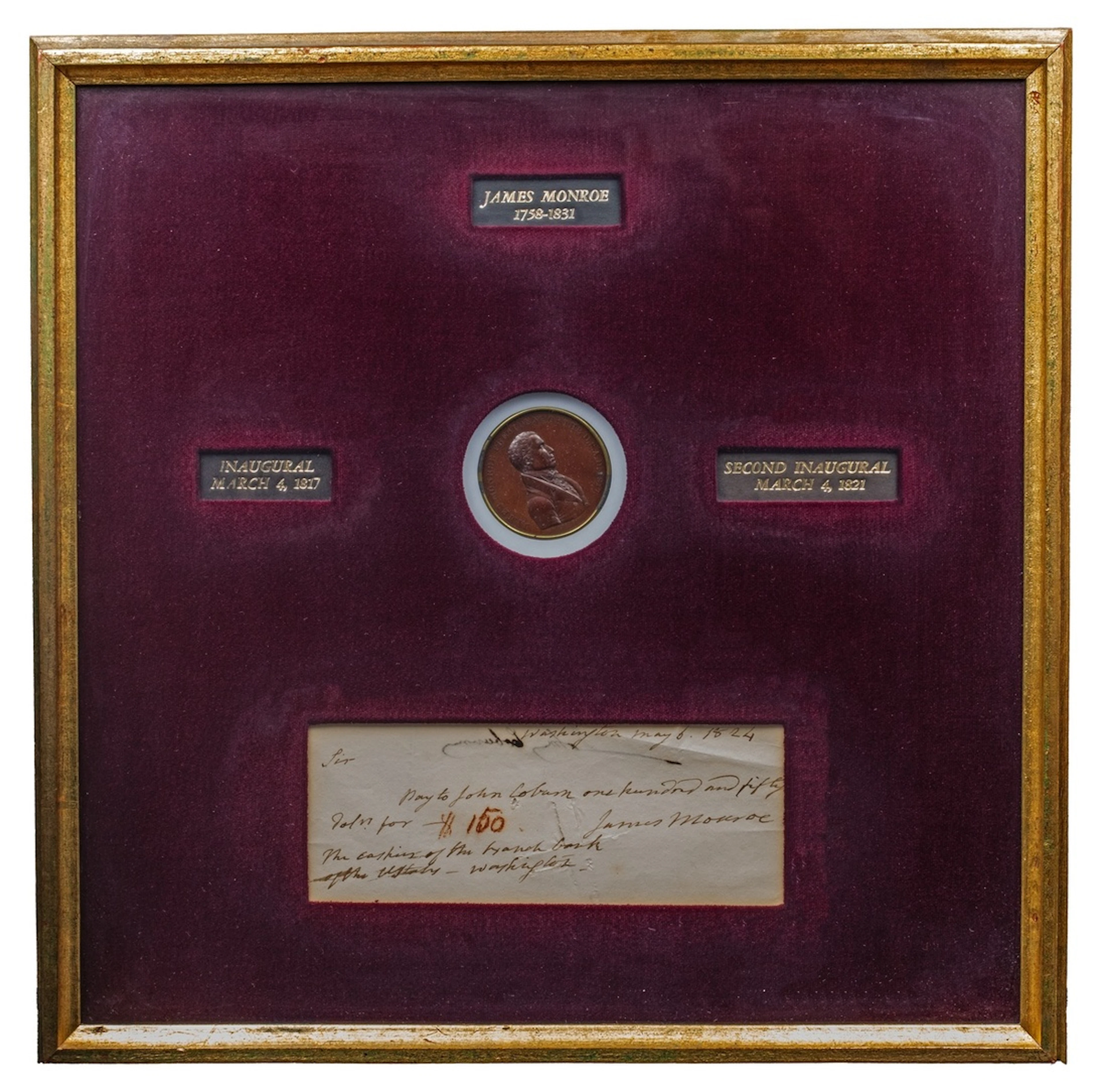 Commanders-in-Chief, JAMES MONROE, 5th President of the United States