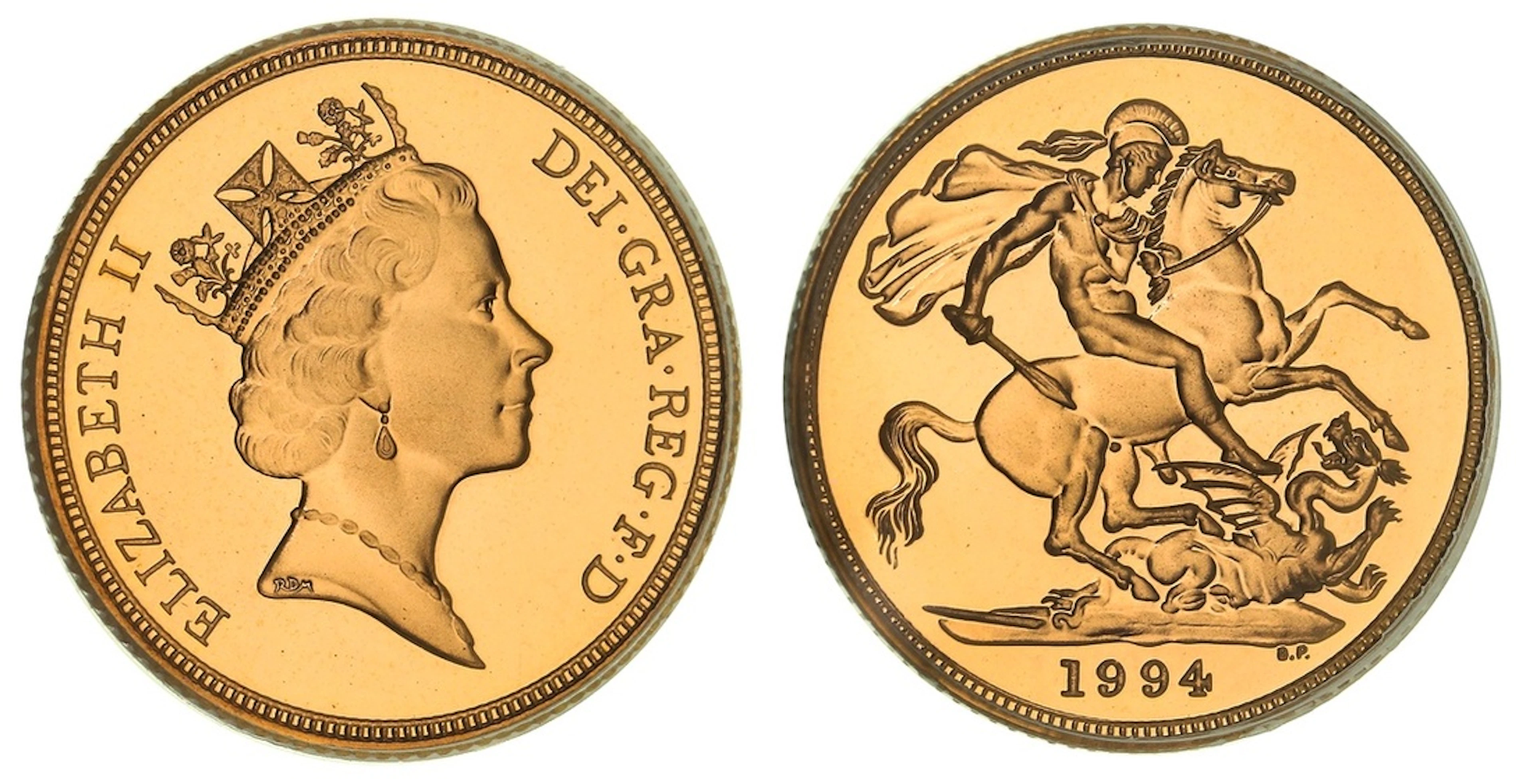 PCGS PR69 DCAM | Elizabeth II (1952-2022), Proof Sovereign, 1994