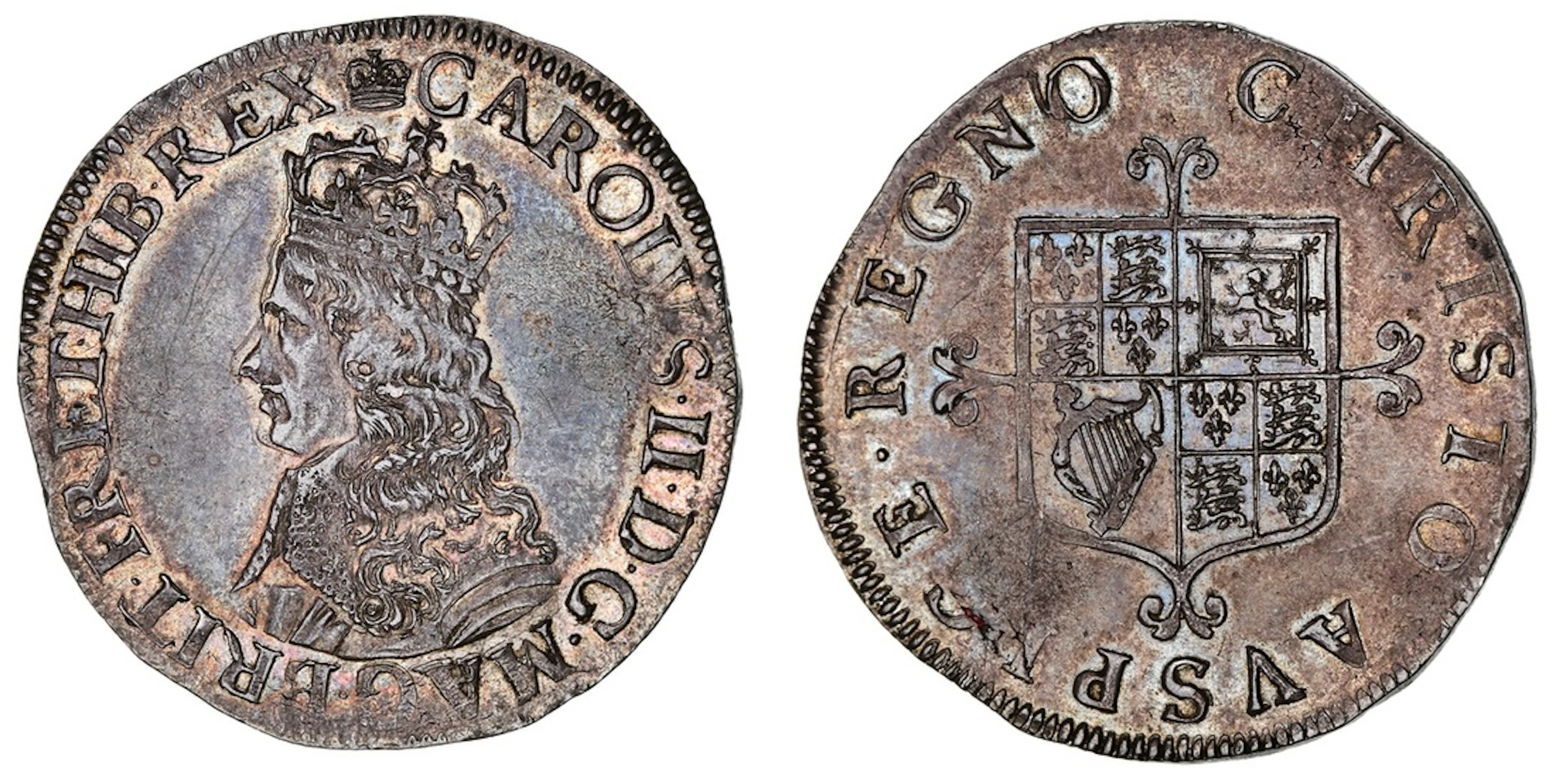 NGC AU58 | *Top Pop* | Charles II (1660-1685), First Hammered Issue