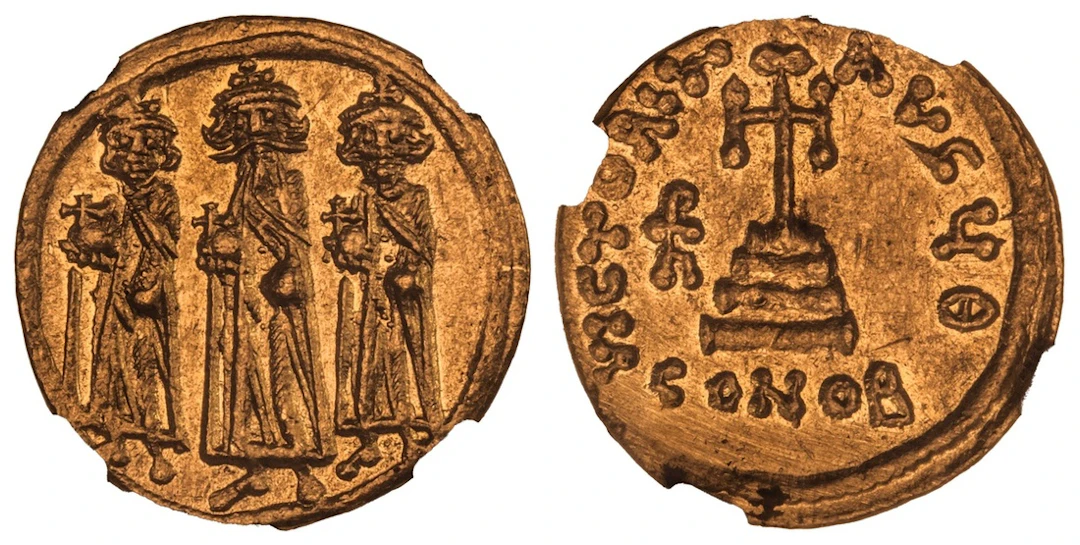 NGC MS | Byzantine Empire, Heraclius (610-641), AV Solidus, 9th Officina