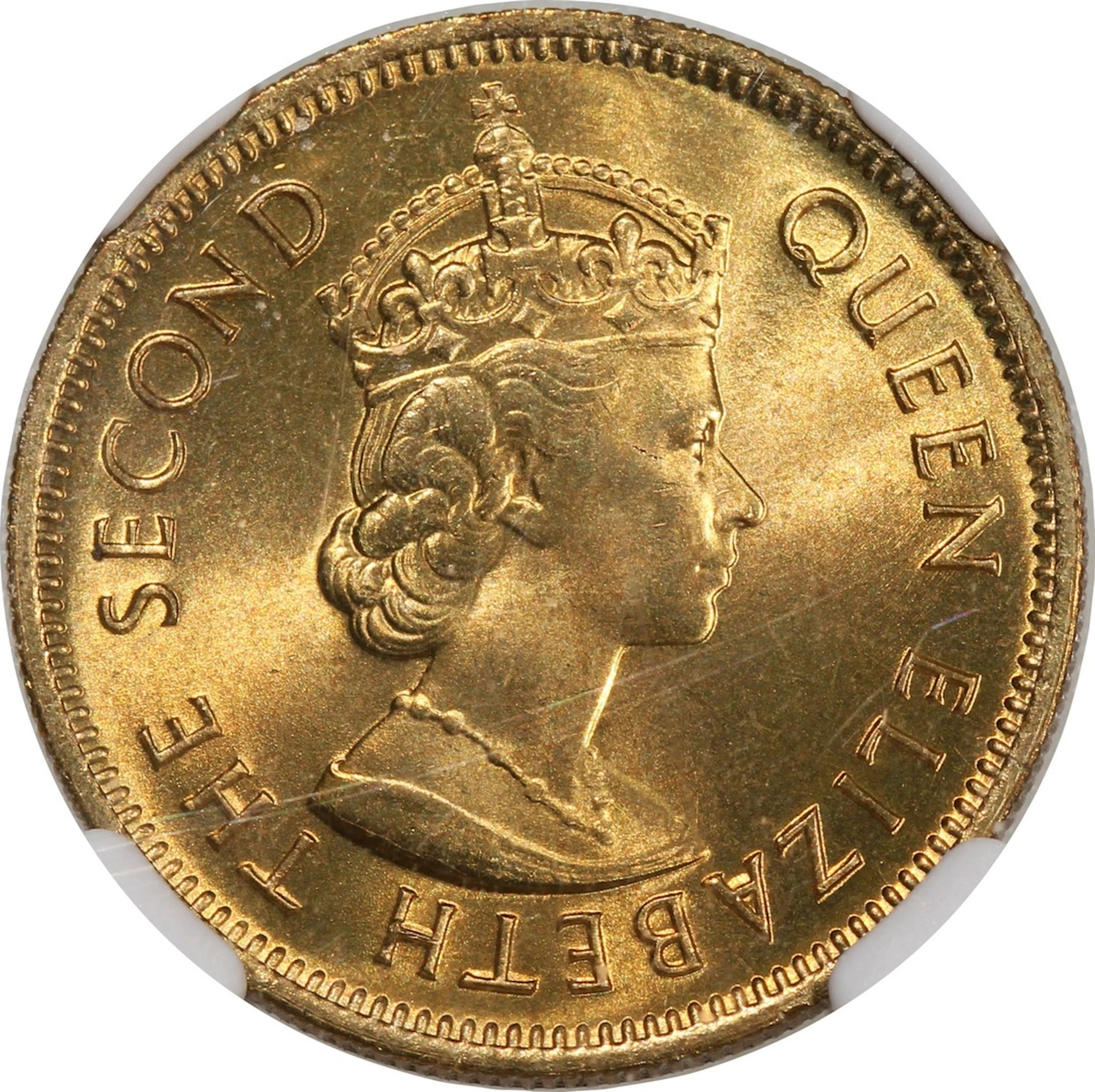 Hong Kong, [NGC MS67] 10 cents, 1978