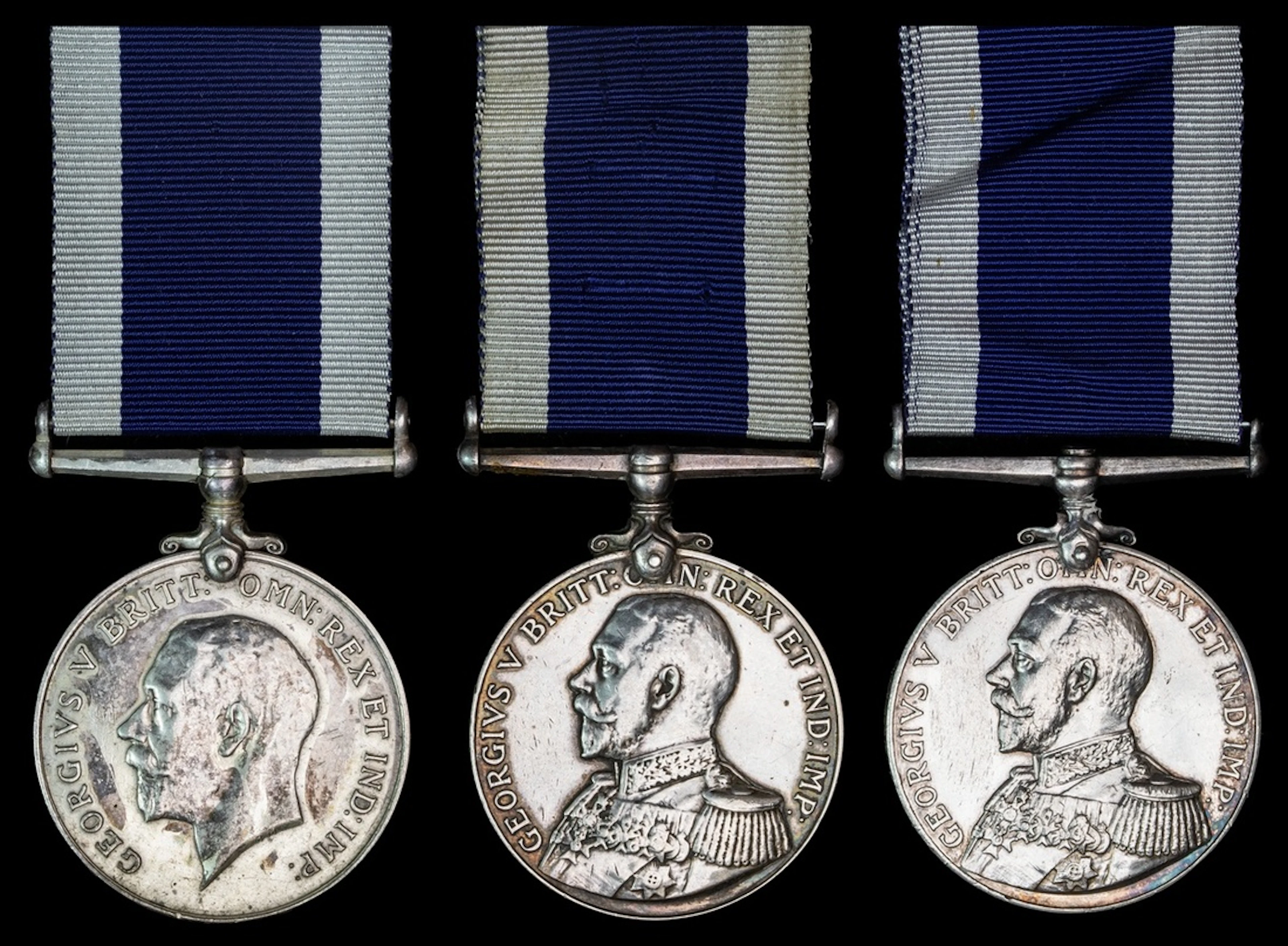 Royal Navy L.S. & G.C., G.V.R. (3) (17966 W. L. Goalen. E.R.A,1. H.M.S.