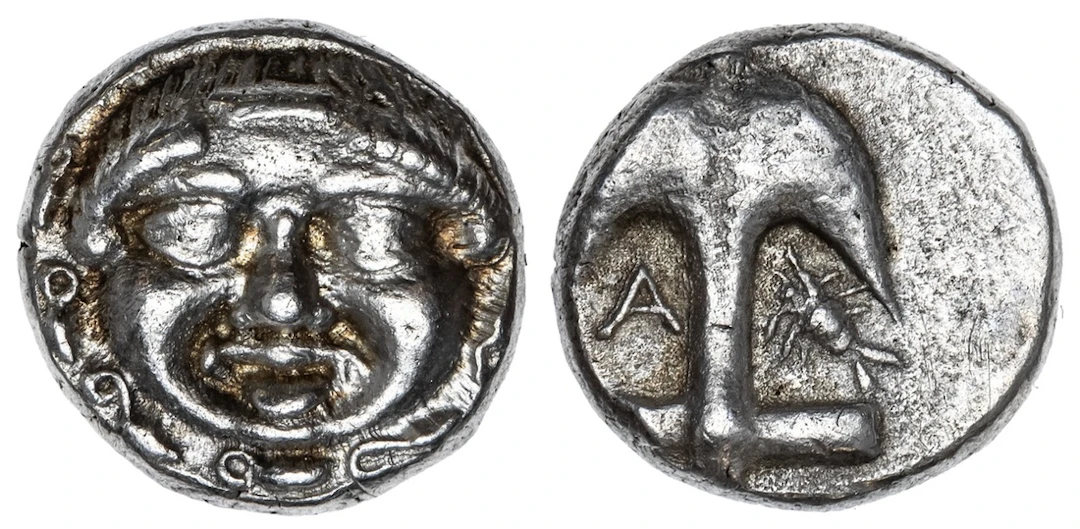 Thrace, Apollonia Pontika, AR Drachm, struck c. 5th - 4th centuries