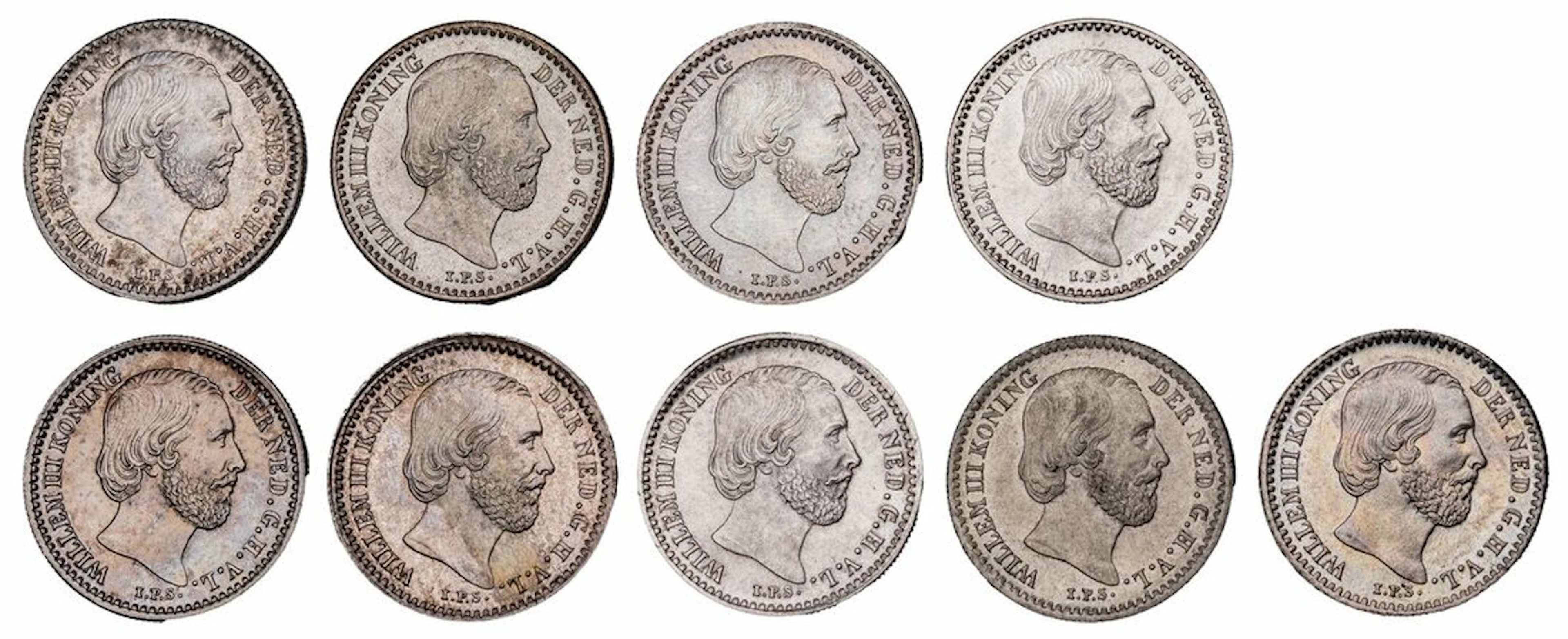 Netherlands, Willem III (1849-1890), 10 Cents (9), 1849, Royal Dutch