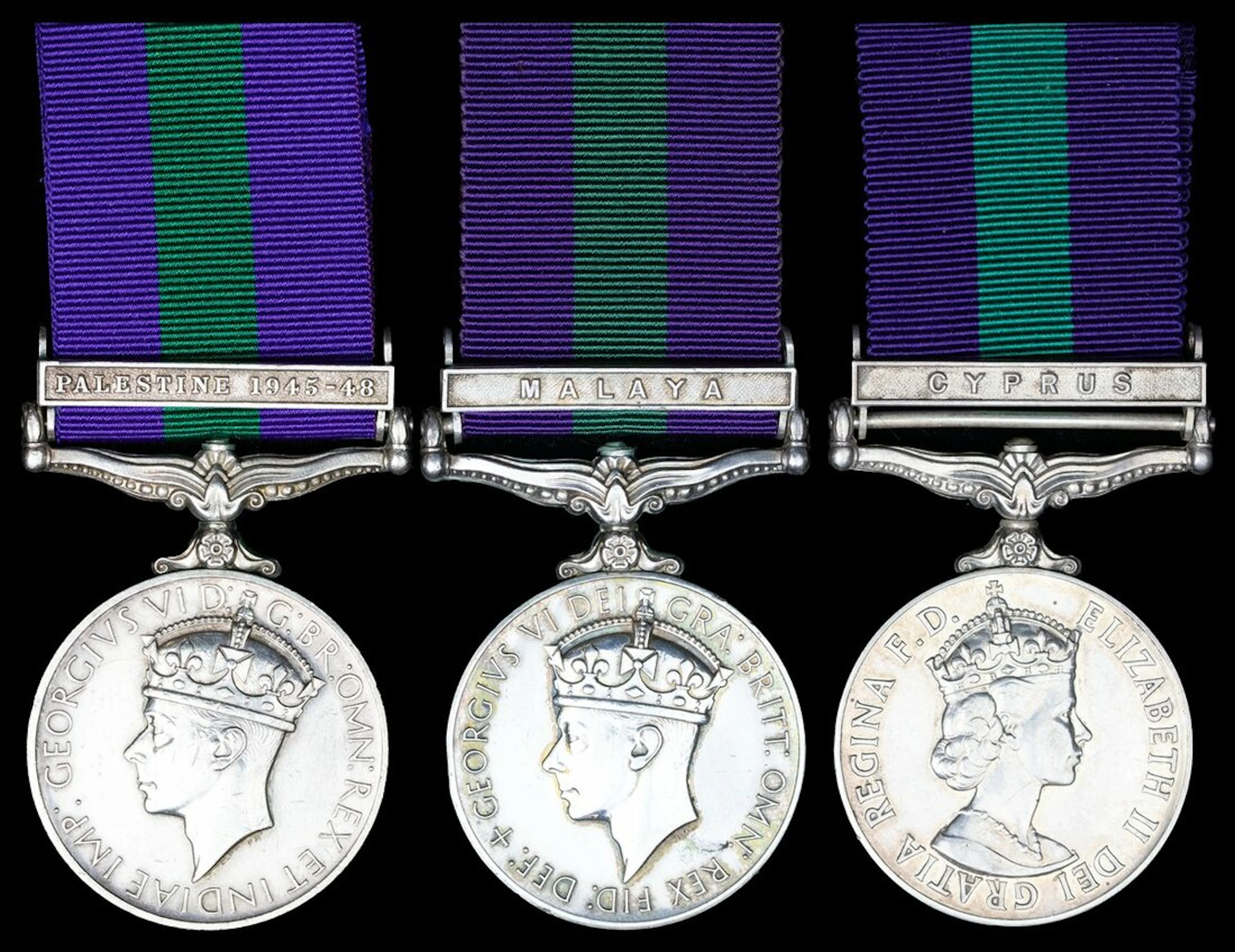 General Service 1918-62, 1 clasp, Palestine 1945-48 (14437090 Pte.