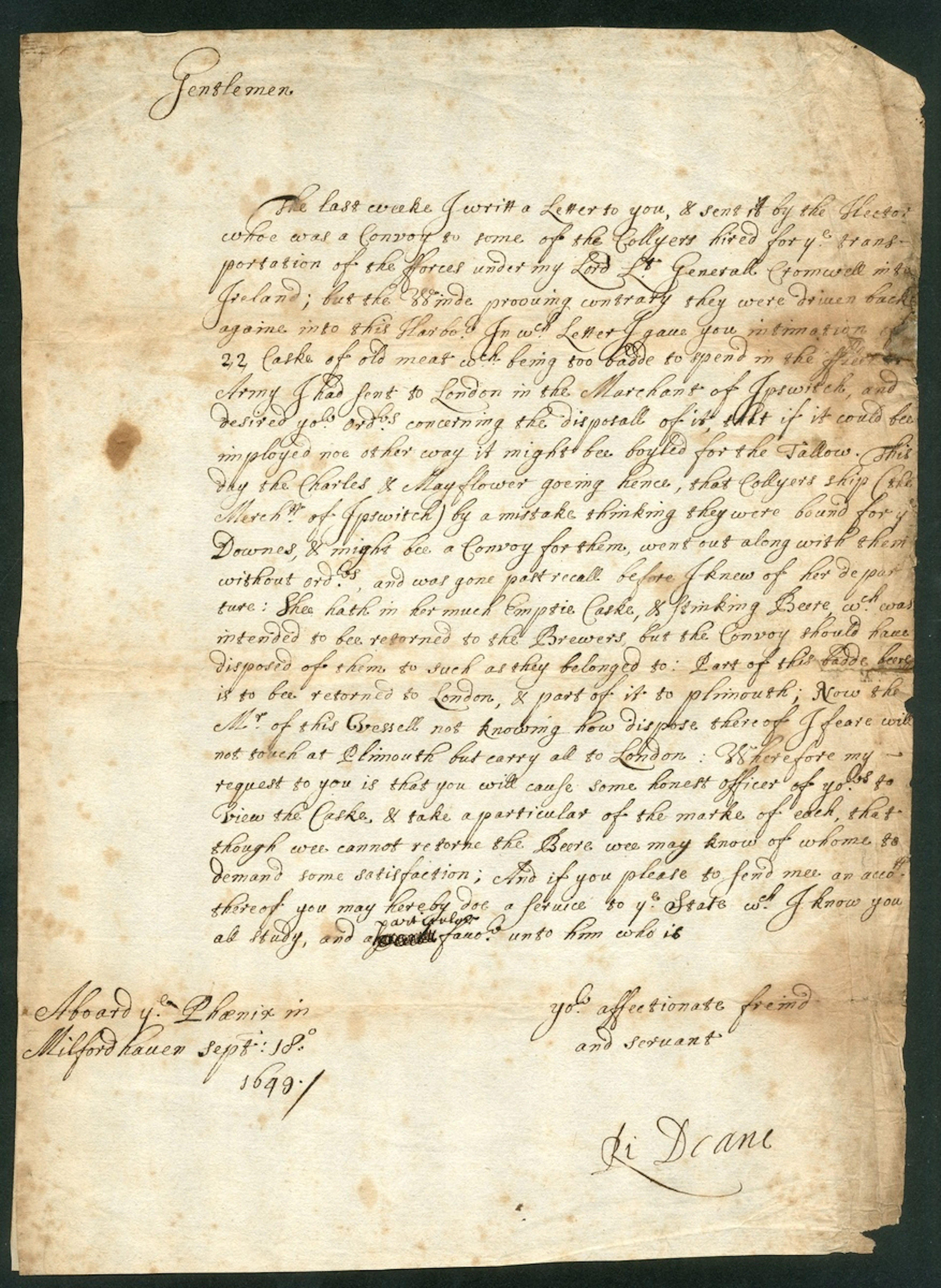 Ireland and the Civil War 1636-49, a trio of documents with relevance
