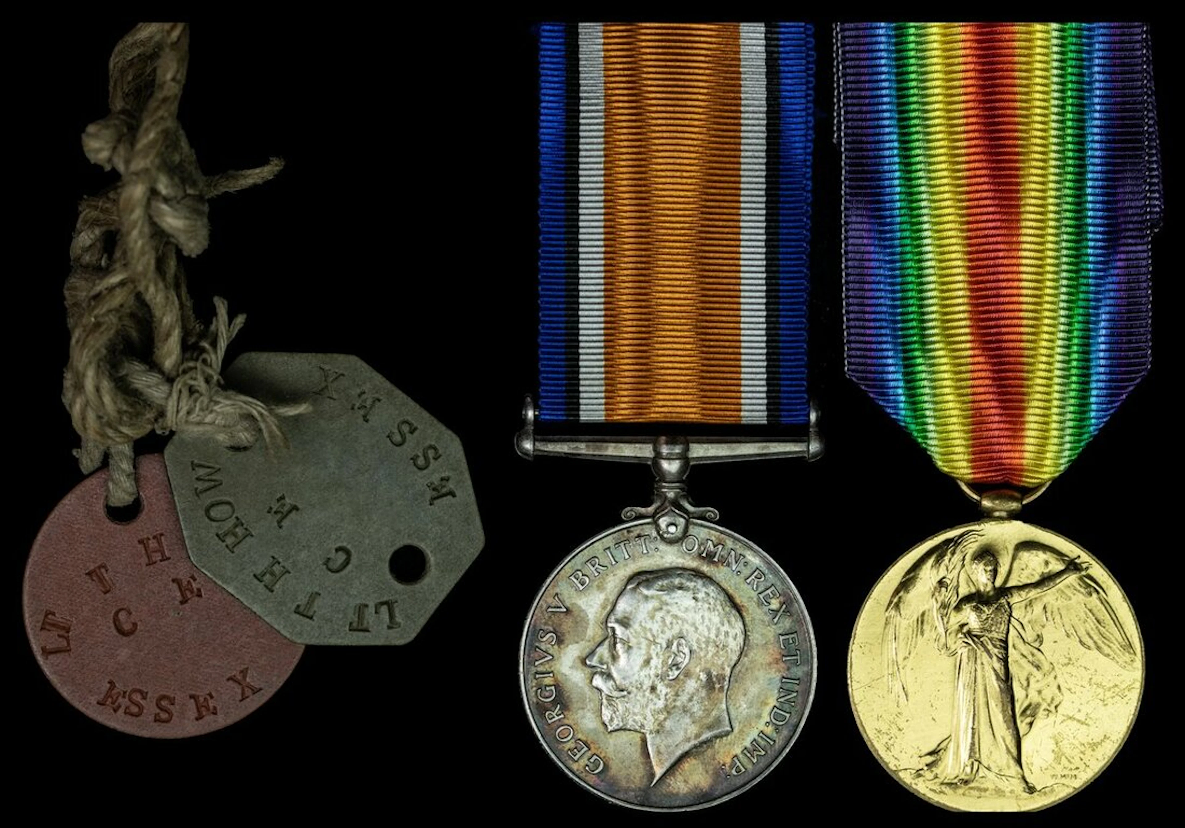 Pair: Second Lieutenant T. H. How, Loyal North Lancashire Regiment