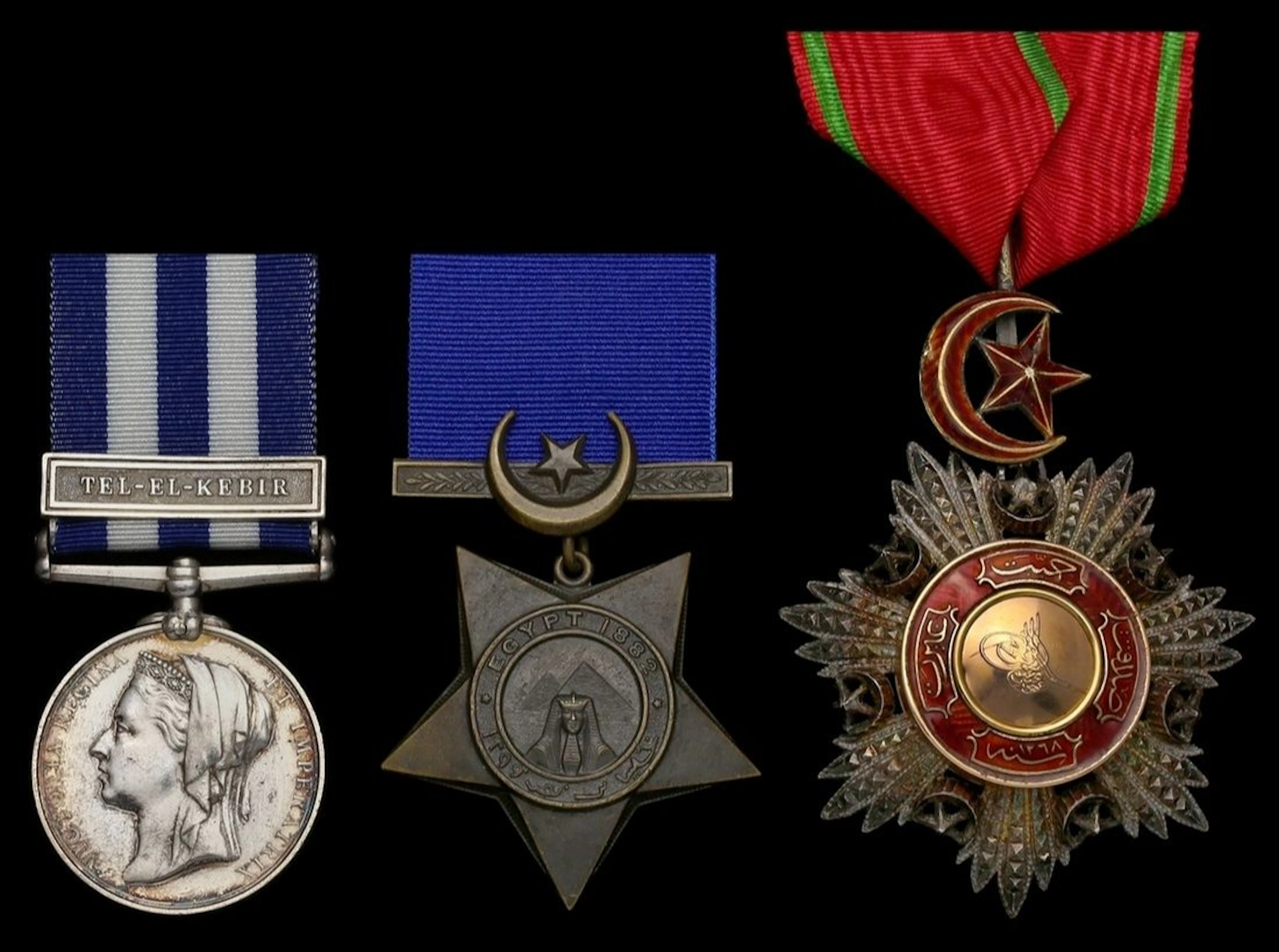 Three: Lieutenant-Colonel E. Burrell. Shropshire Light Infantry, attached