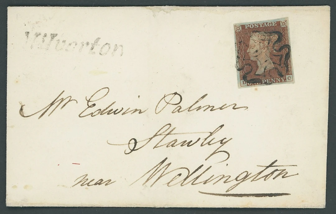 Great Britain 1841-53 One Penny Red-Brown Plate 13: DC, Plate 20: ED and
