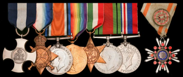 A unusual 'Mediterranean 1918' D.S.C., 1907 Royal Humane Society Bronze