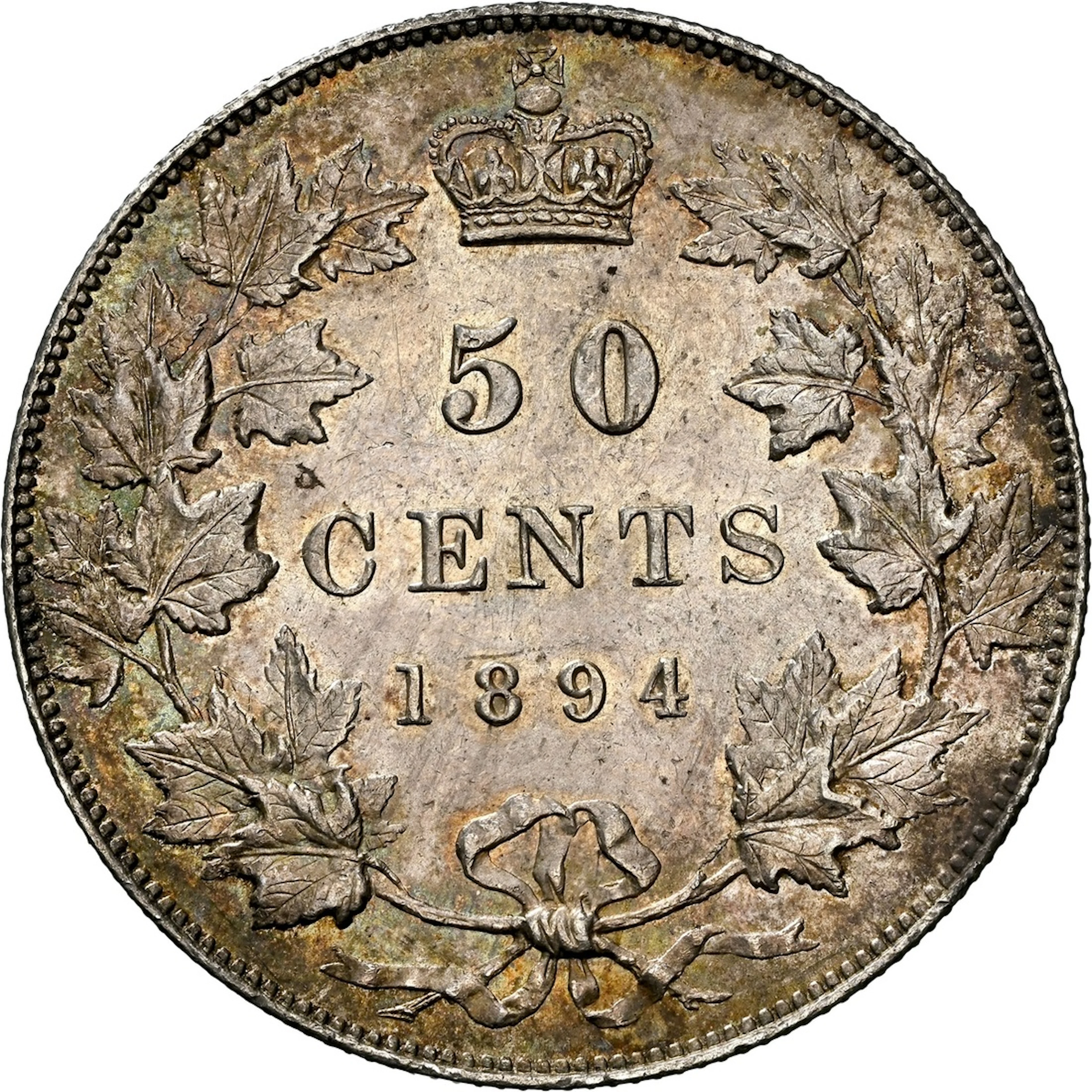 NGC MS63 | Canada, 50 Cents, 1894 [KEY DATE]