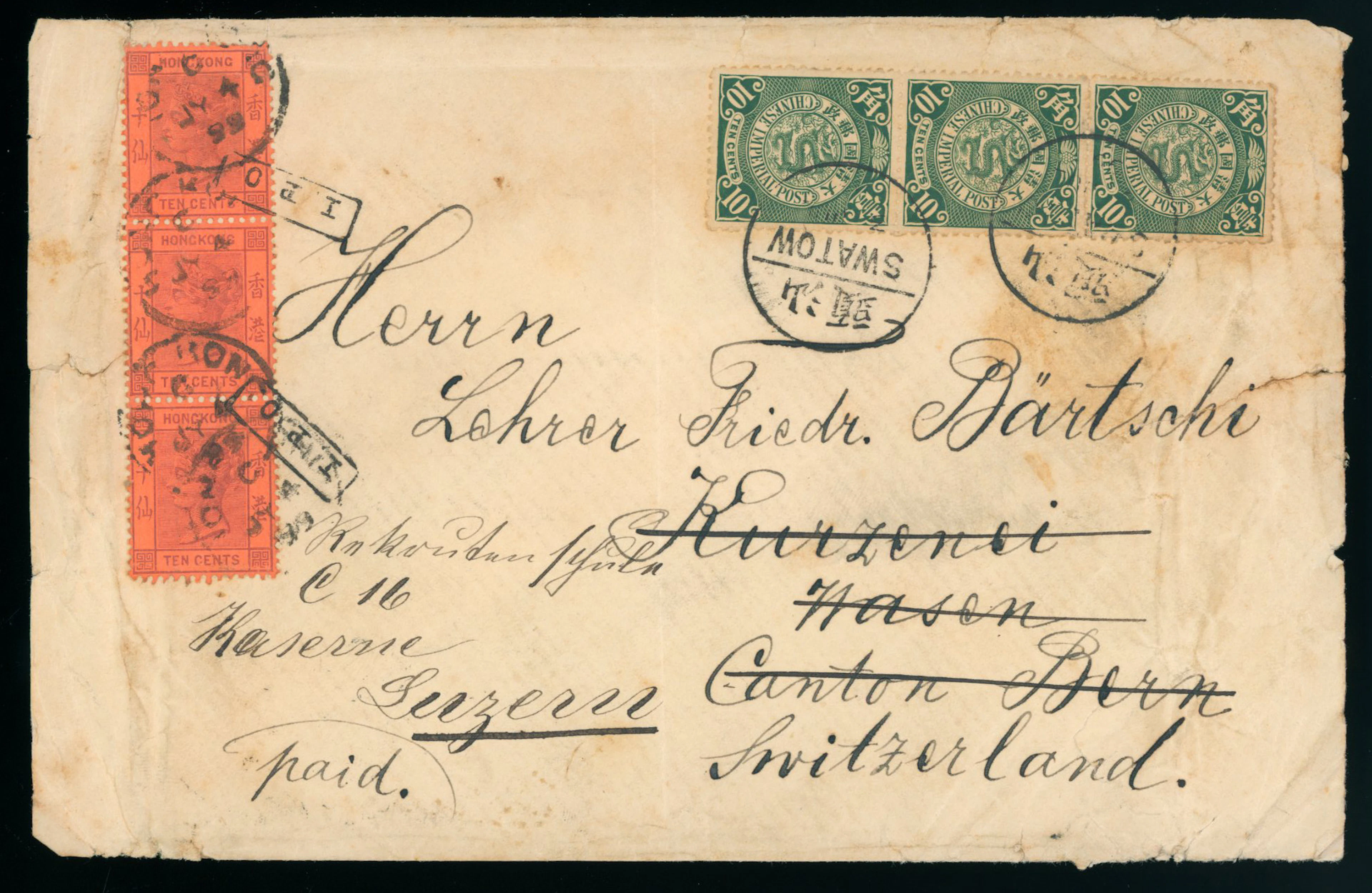 China 1898-1910 Imperial Chinese Post Covers