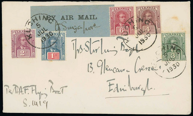 Sarawak Airmails The R.A.F. Survey Flights 1930 (5 July) envelope