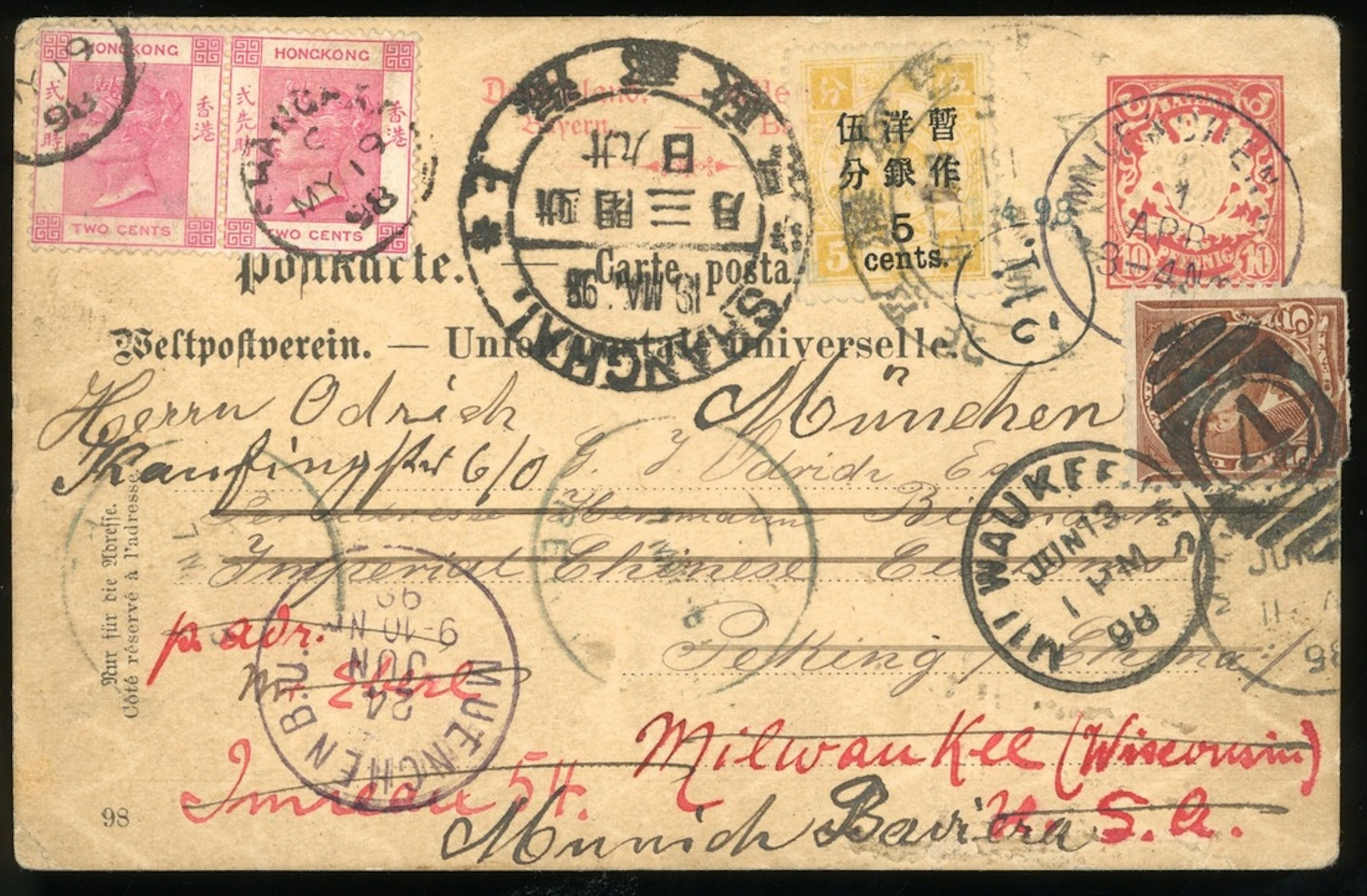 China 1898-1910 Imperial Chinese Post Covers