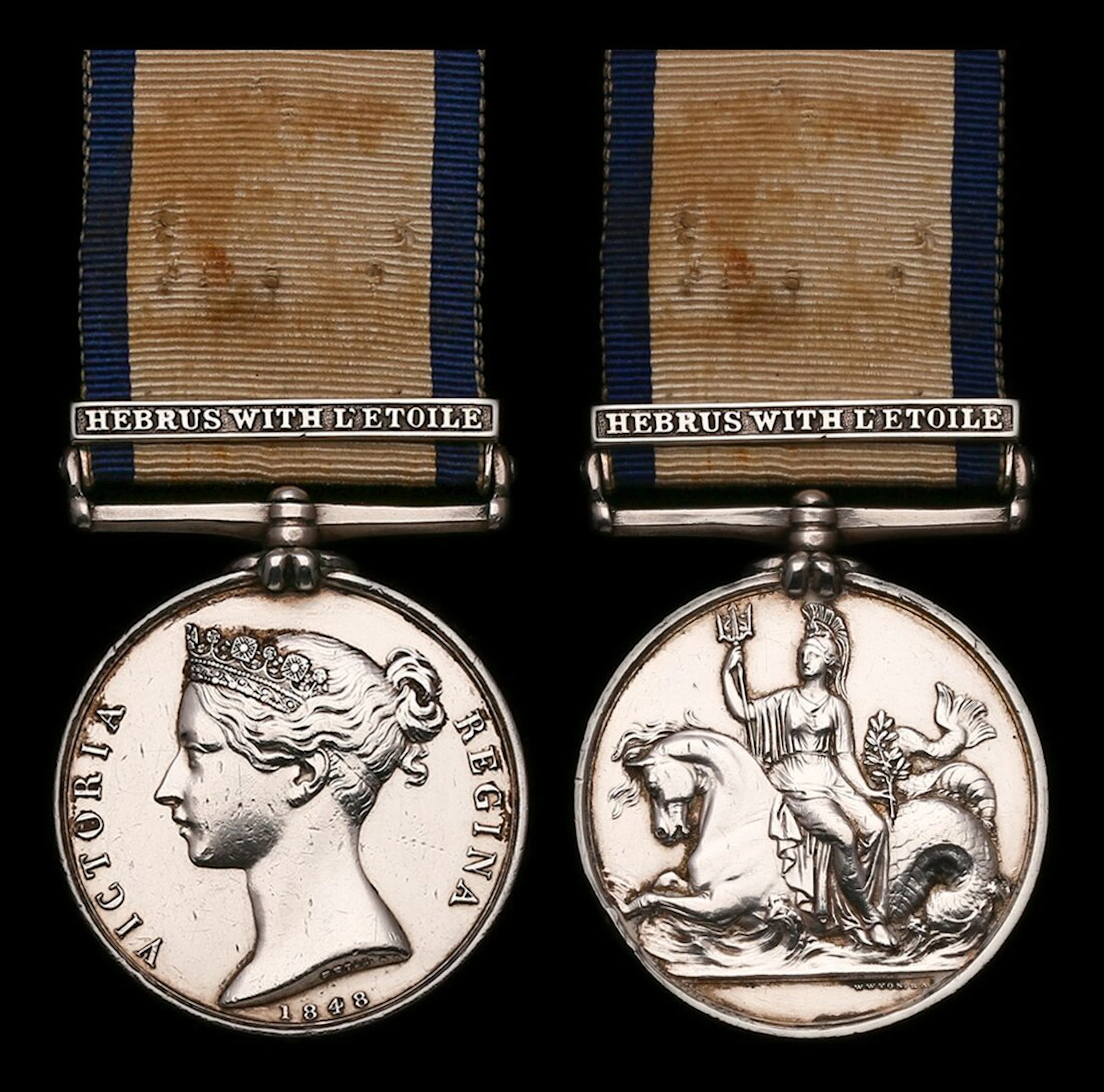 The Naval General Service Medal awarded to Paymaster J. Maddocks