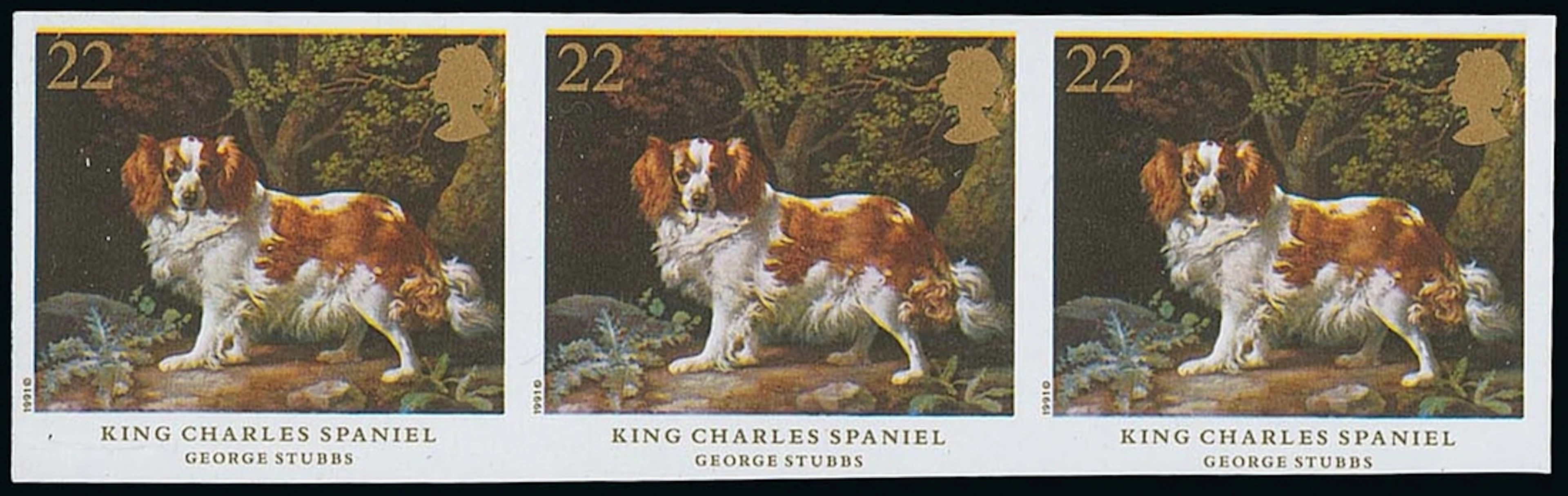 Great Britain Queen Elizabeth II Issues 1991 (8 Jan.) 22p. King Charles