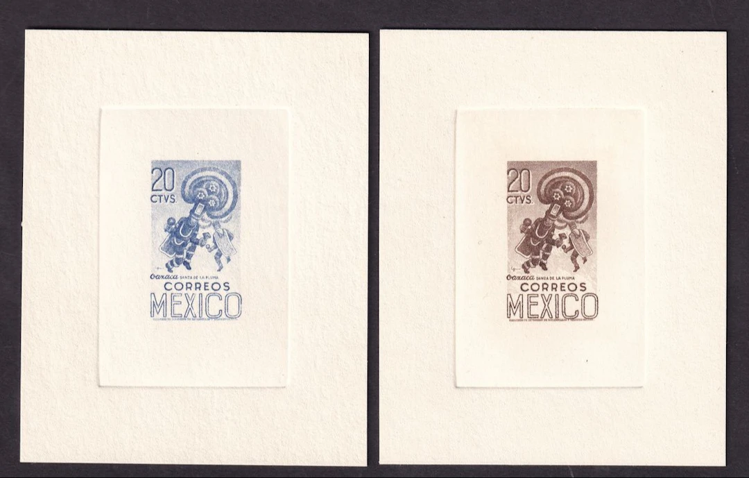 Mexico 20th Century Issues 1950, Airmail, "Danza de la Pluma" design