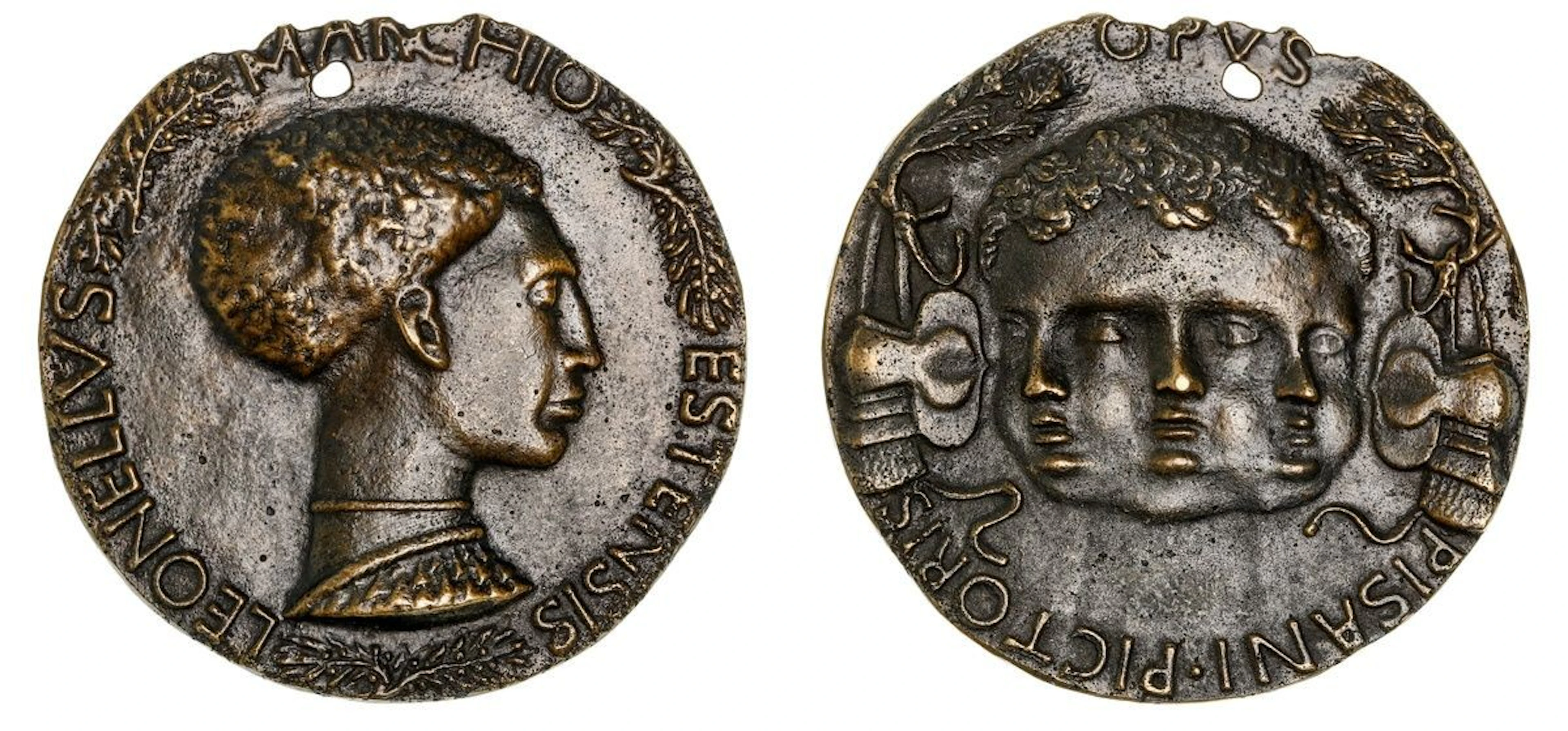 Italy, Leonello d'Este (1407-1450), Bronze Medal, by, Antonio di Puccio