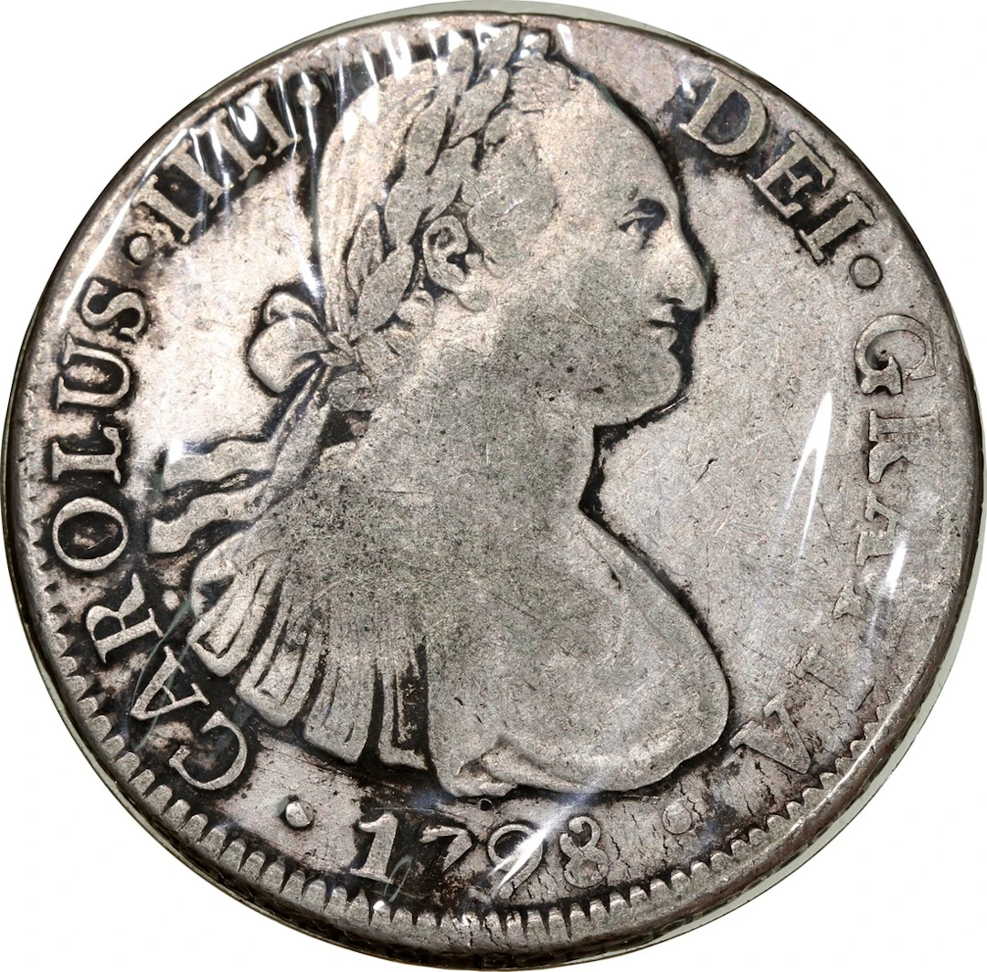 Mexico, silver 8 reales, 1798Mo FM