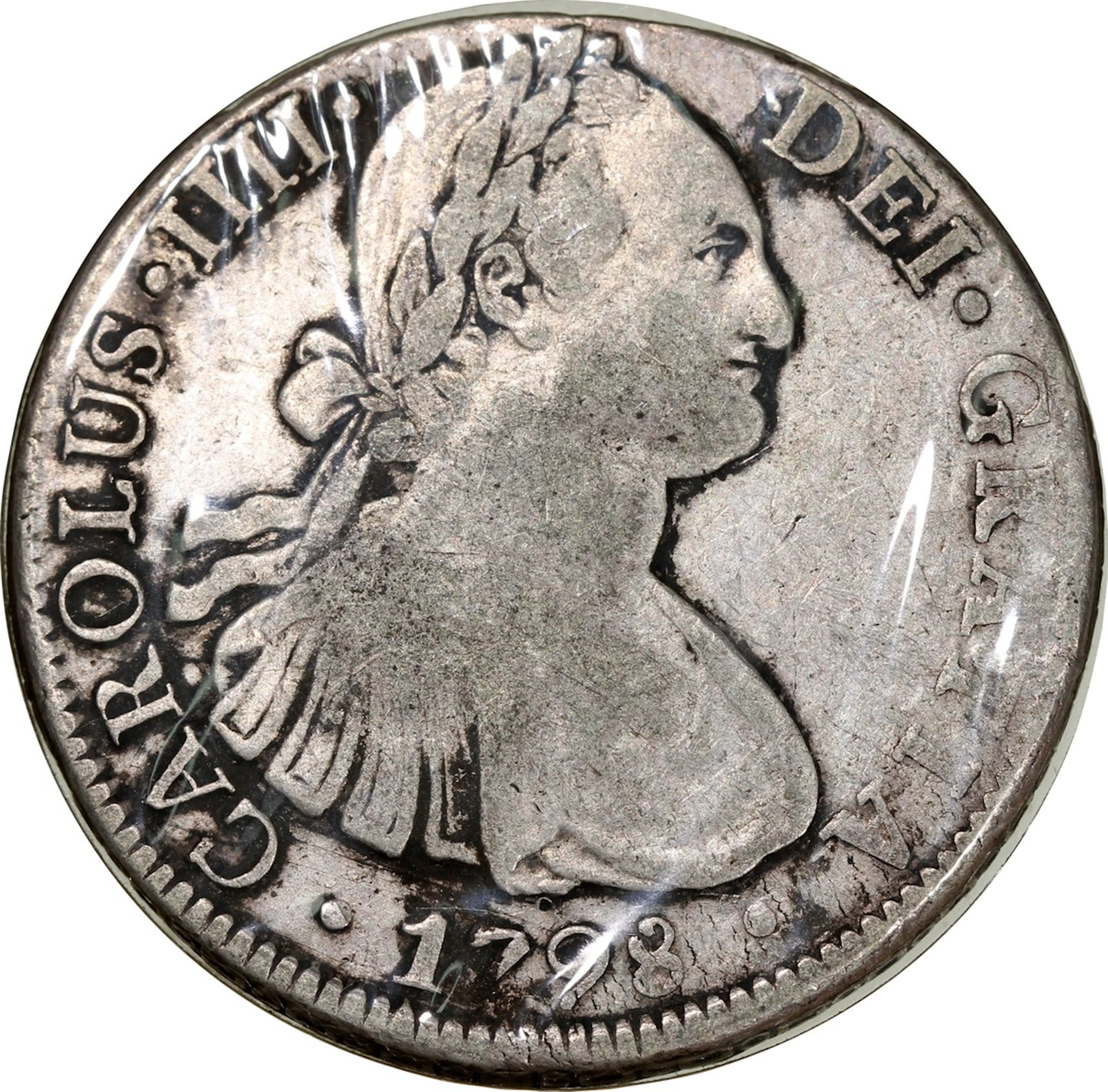 Mexico, silver 8 reales, 1798Mo FM