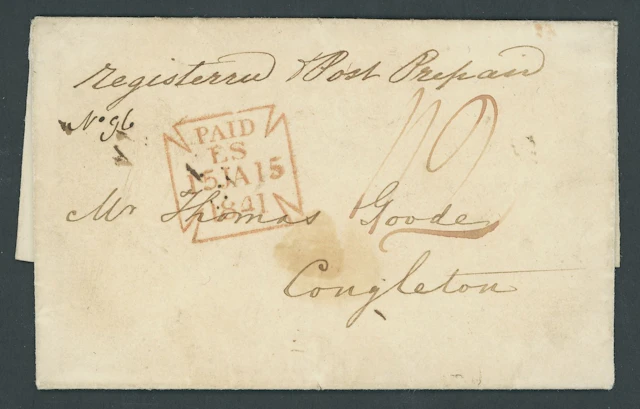 Great Britain Postal History 1841 (15 Jan.) a delightful and highly