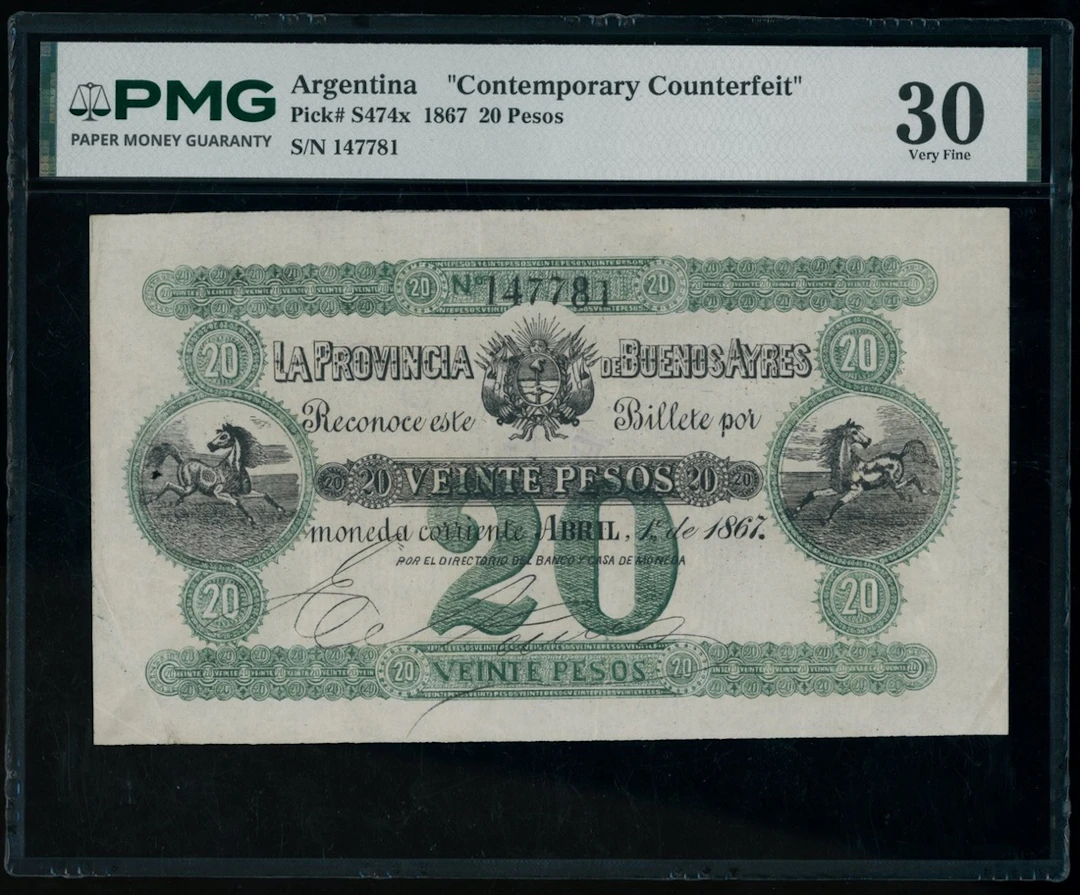 La Provincia de Buenos Ayres, Argentina, contemporary counterfeit