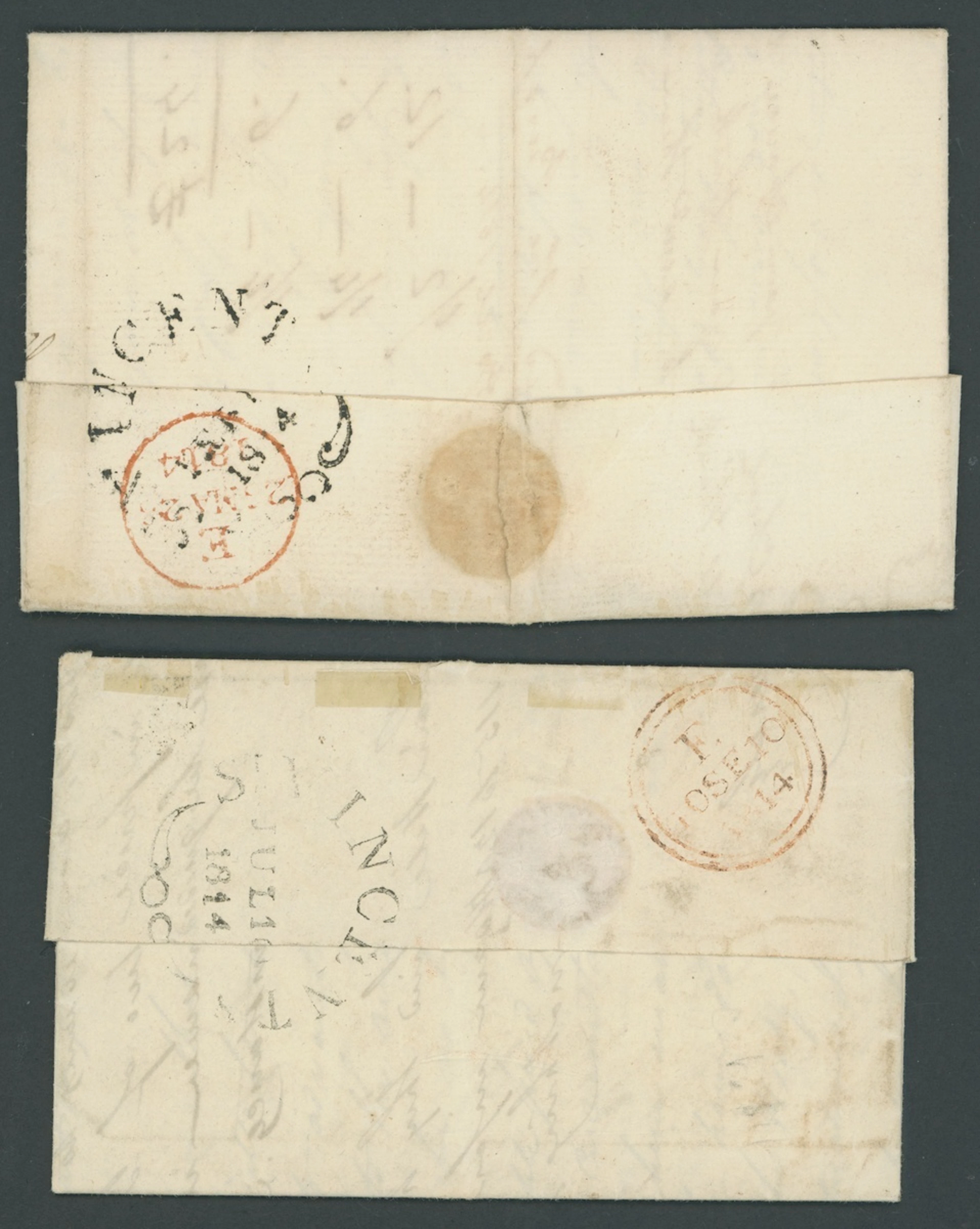 St. Vincent Early Letters and Handstamps Fleuron Datestamp, Jaffe