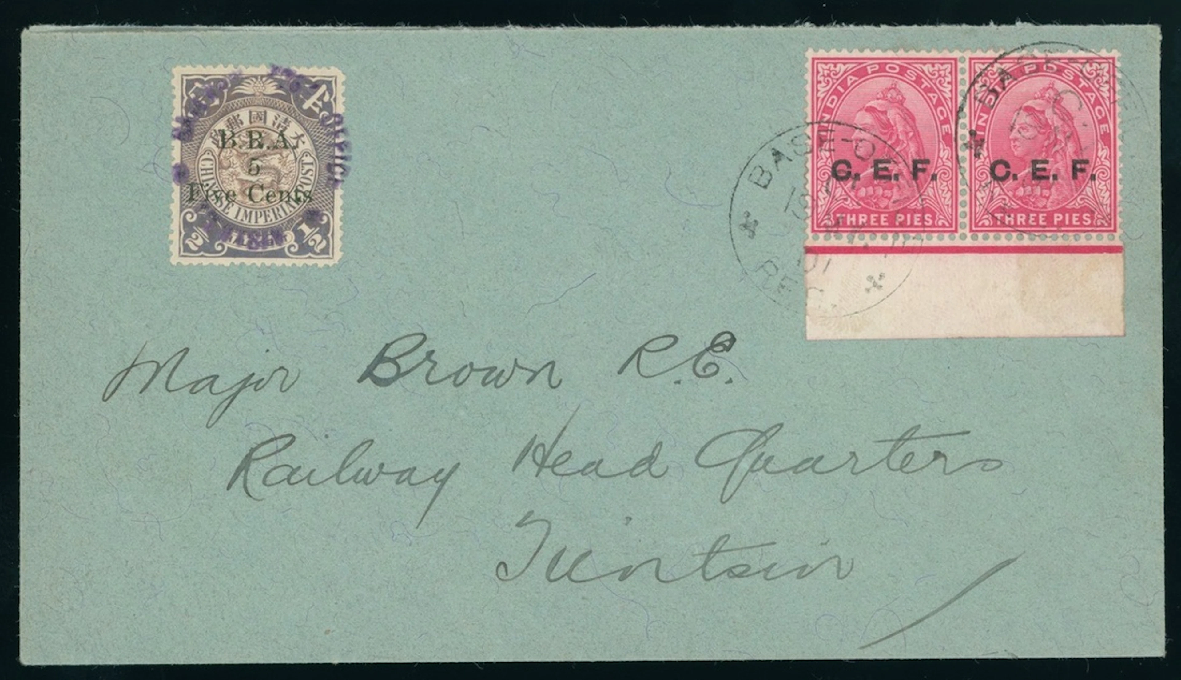 China Foreign Post Office British Military Post Office in China