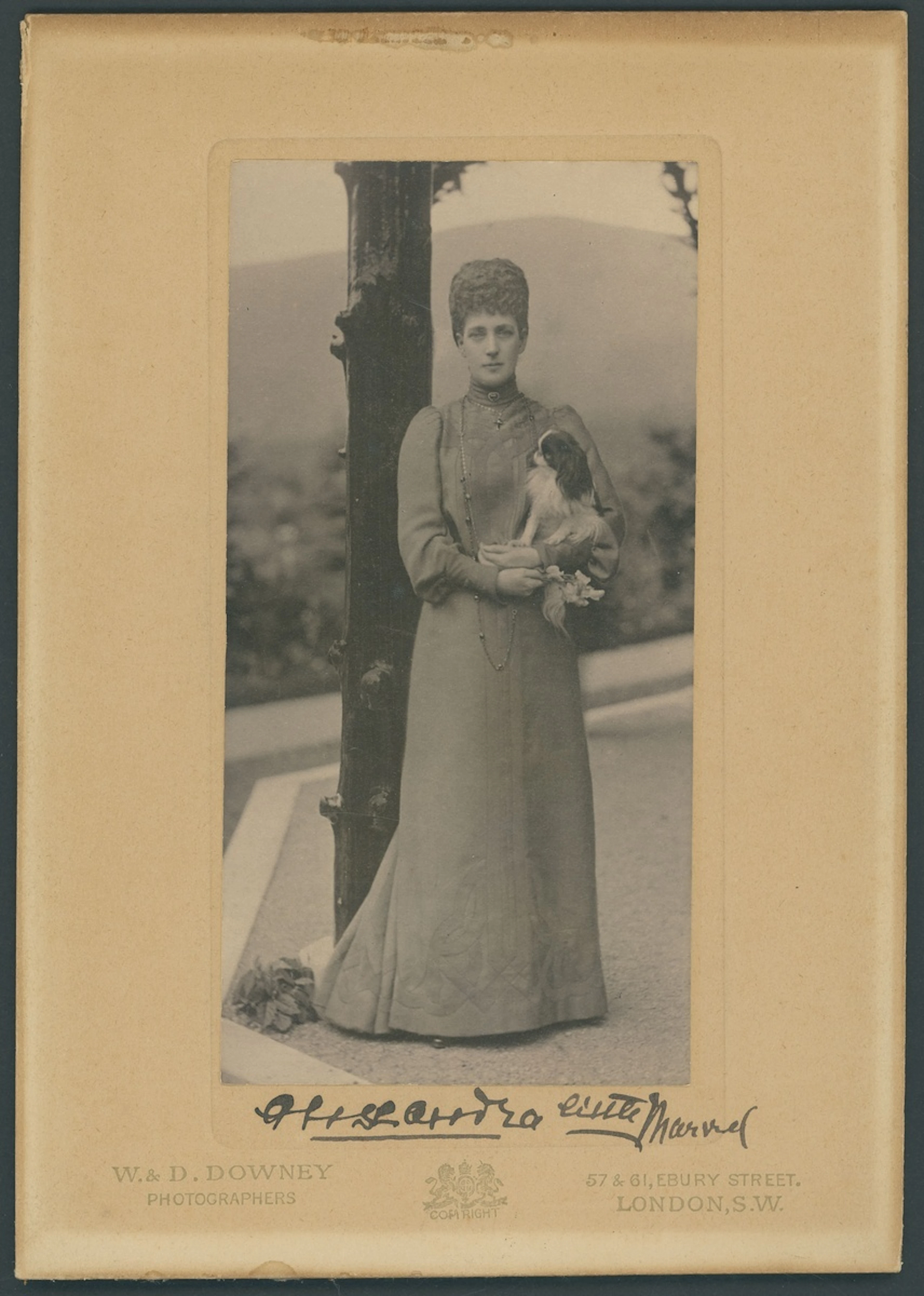 Great Britain Royalty Queen Alexandra c1900 photograph by W&D Downey