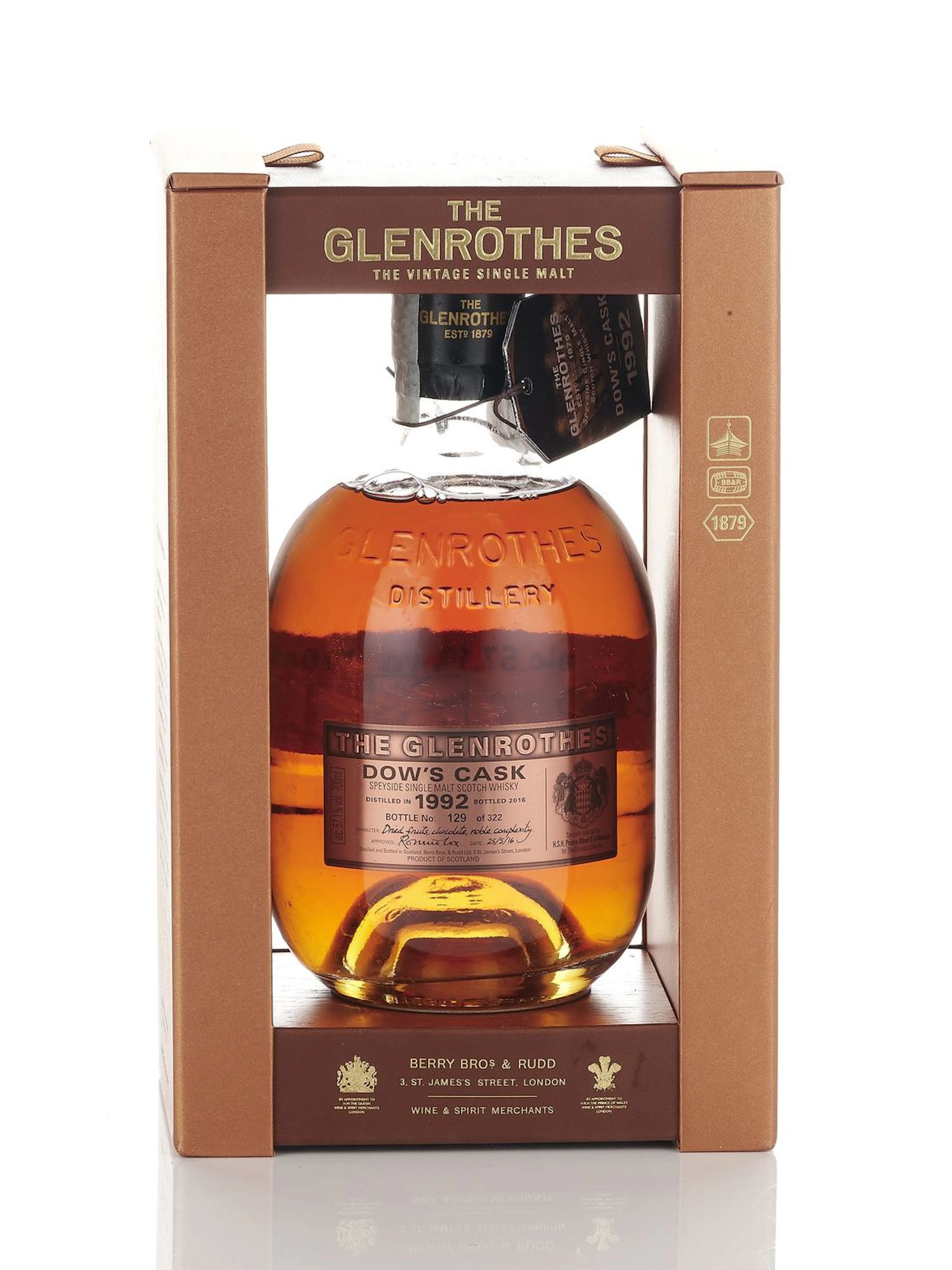 Glenrothes Dow's Cask-1992-24 year old (1 bottle)