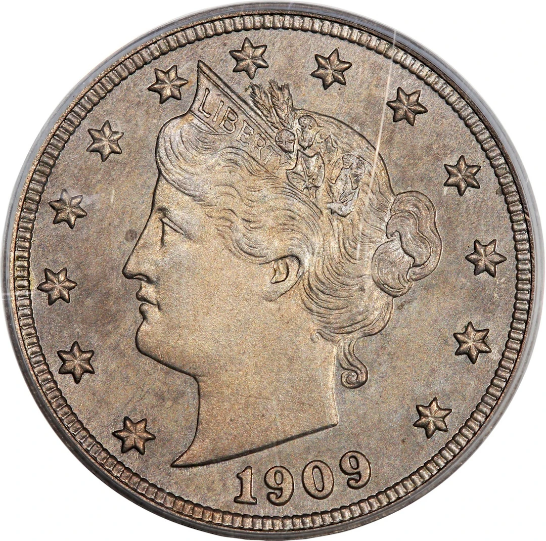 United States, [PCGS PR62] nickel 5 cents, 1909