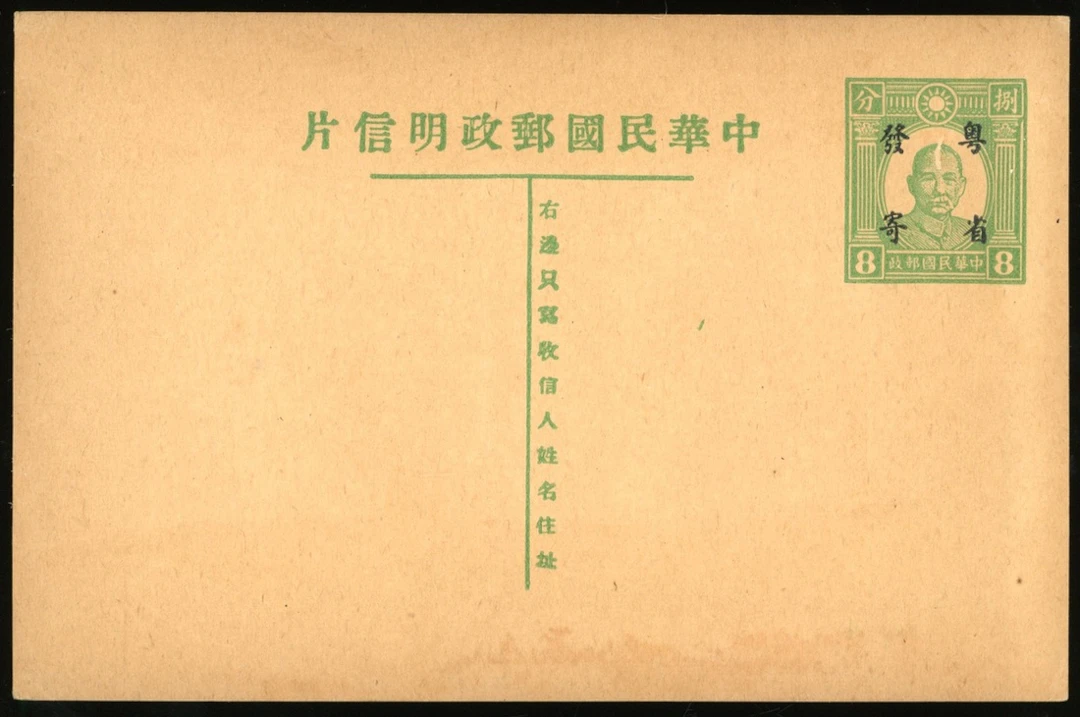 China Postal Stationery Japanese Occupation of China South China 1942