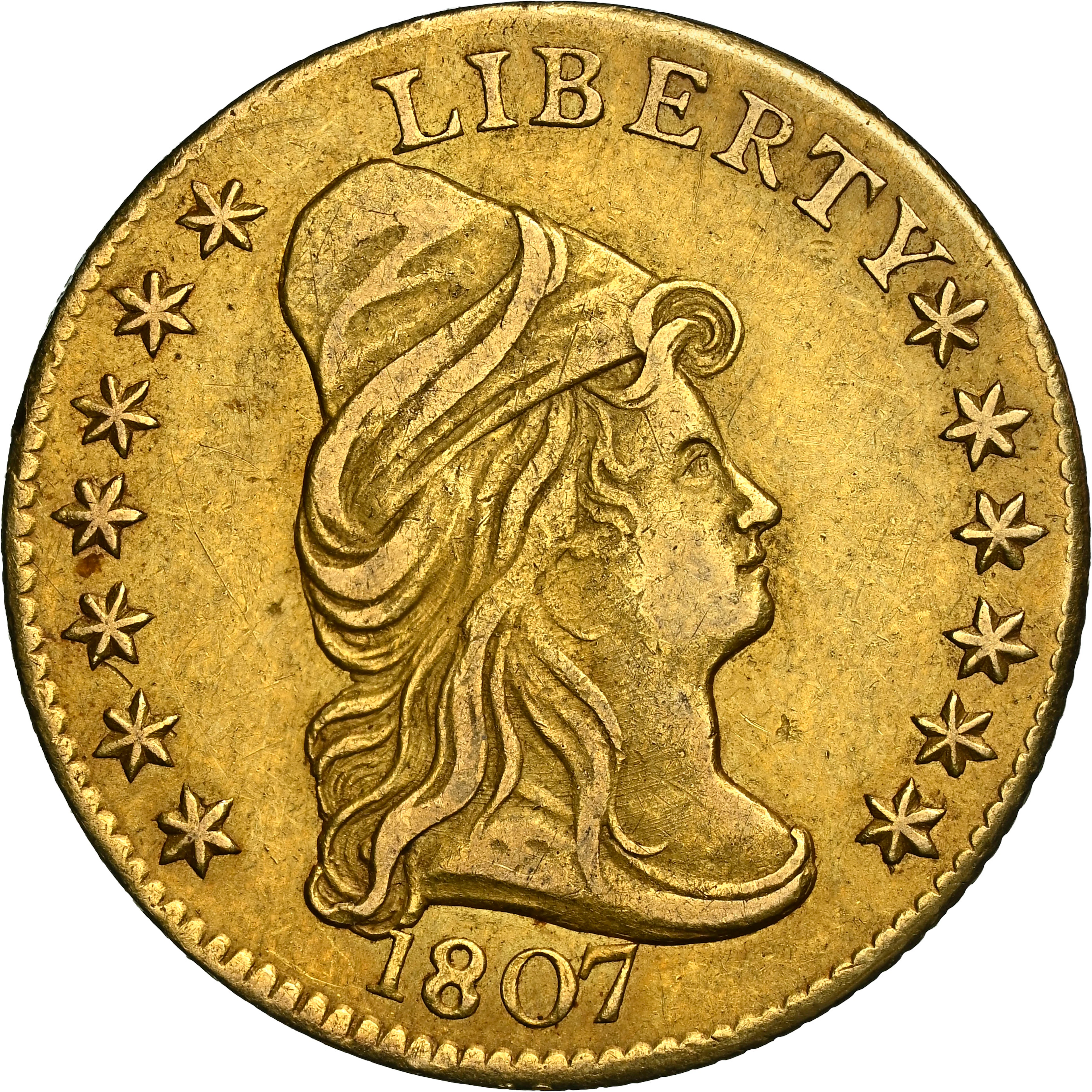 NGC AU53 | USA, 'Capped Bust' Quarter-Eagle of Two-and-Half-Dollars