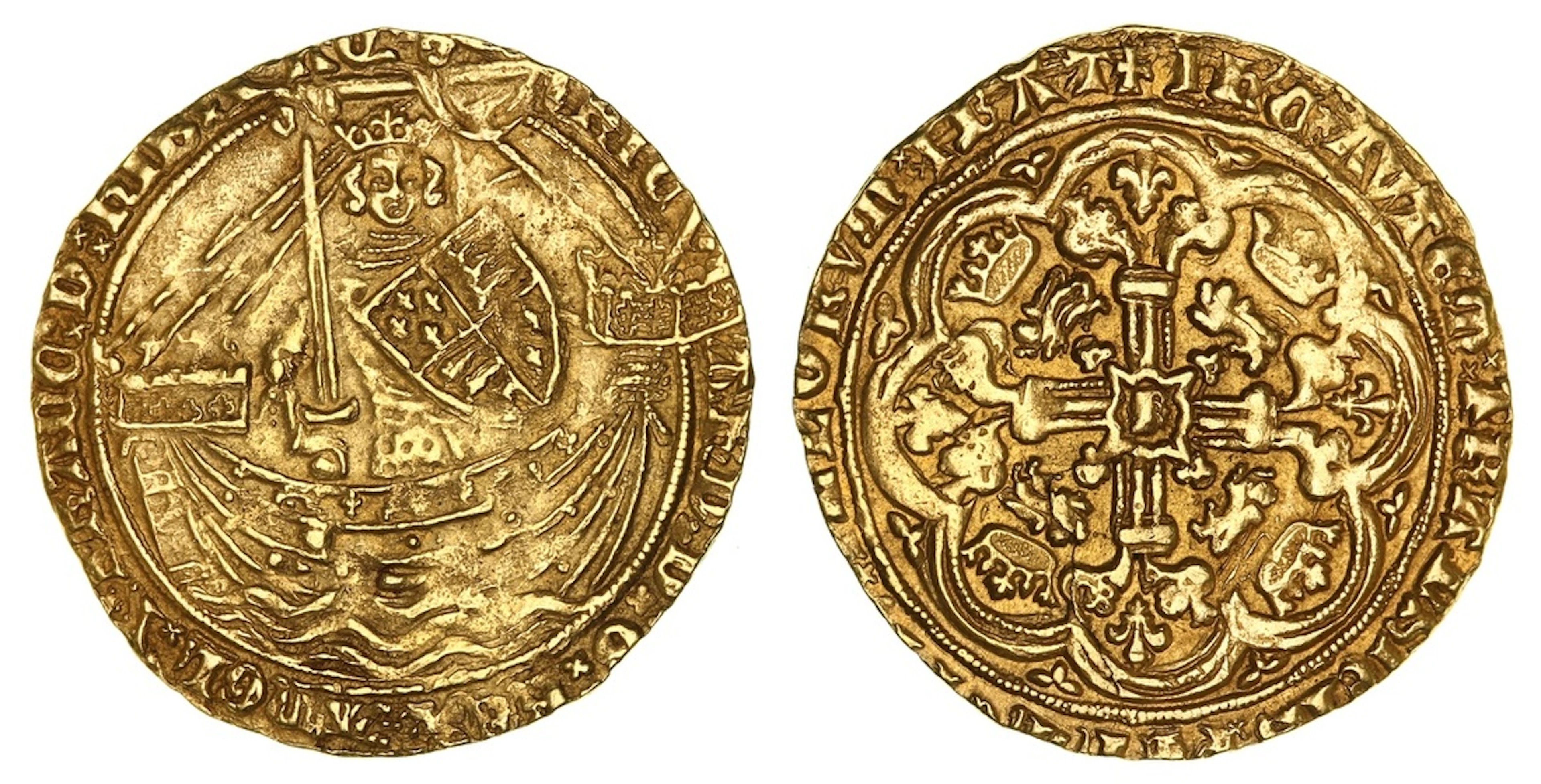 Richard II (1377-1399), Noble, Type IB, Tower (London), RIC | ARD